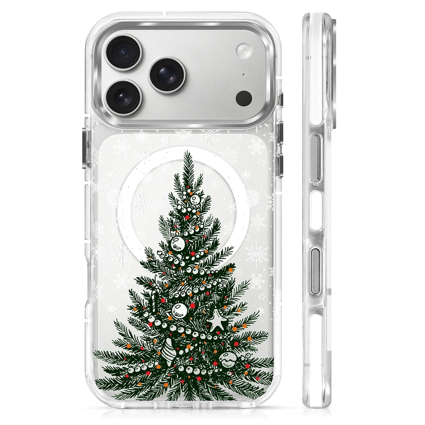 for iPhone 15 Case,Compatible with MagSafe,The Transparent TPU Silicone Protects The Phone Case from Drops, Slips and Fingerprints.Blue Ocean Whale Shark Octopus Turtle Collage