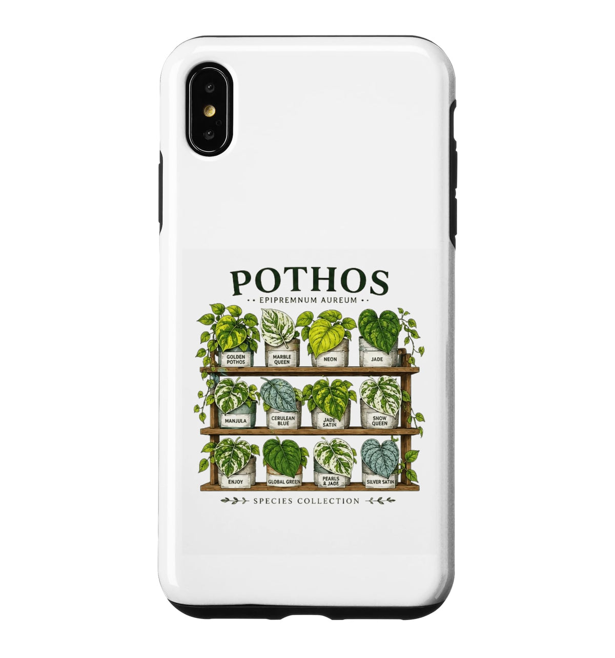 Pothos Plant Varieties Botanical Houseplant Design Case for iPhone 16