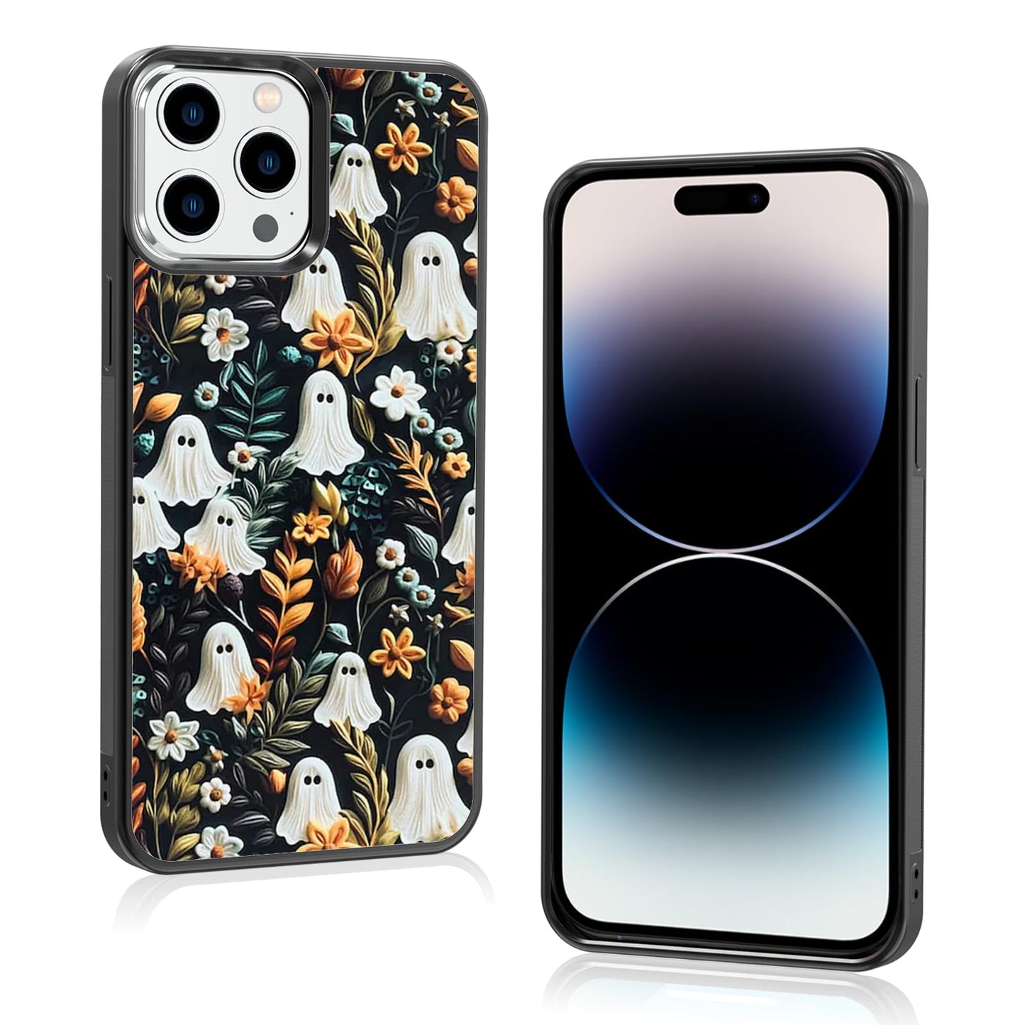 Cute Christmas Tree Bow Phone Case: Kawaii Winter Non-Slip Design Compatible with iPhone 13./14 Case for Women & Girl（14）
