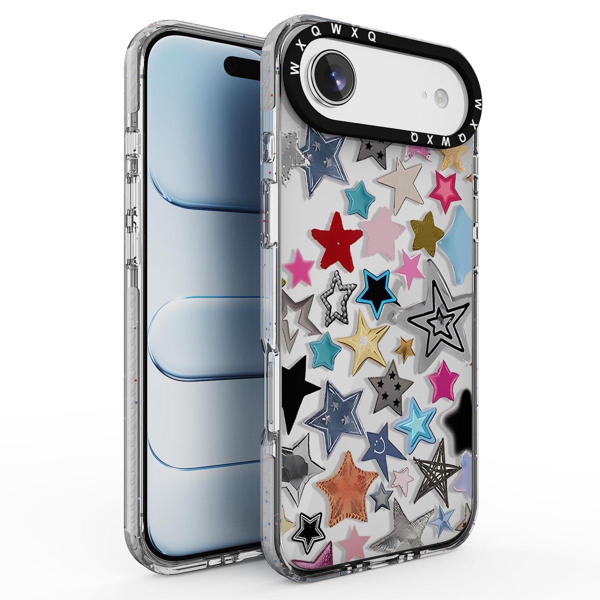for iPhone 16 pro max Graffiti of Cartoon Animal Clear Phone Case | TPU+PC Premium Painted Anti-Drop Phone Case Superior Shock Absorption Military-Grade Drop Protection cover