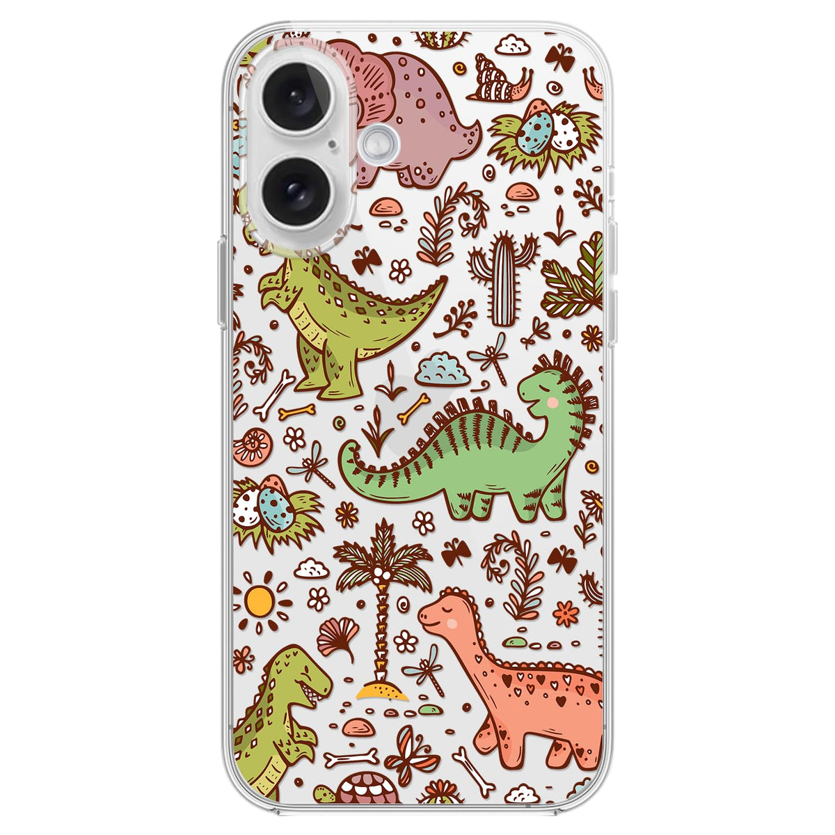 Blingy's for iPhone 17 Case, Christmas Tree Snowflake Winter Clear Case | Transparent, Winter Holiday Design, Snowflake Pattern, Christmas Pattern, Merry Christmas, Soft TPU Protective Case 6.3 in
