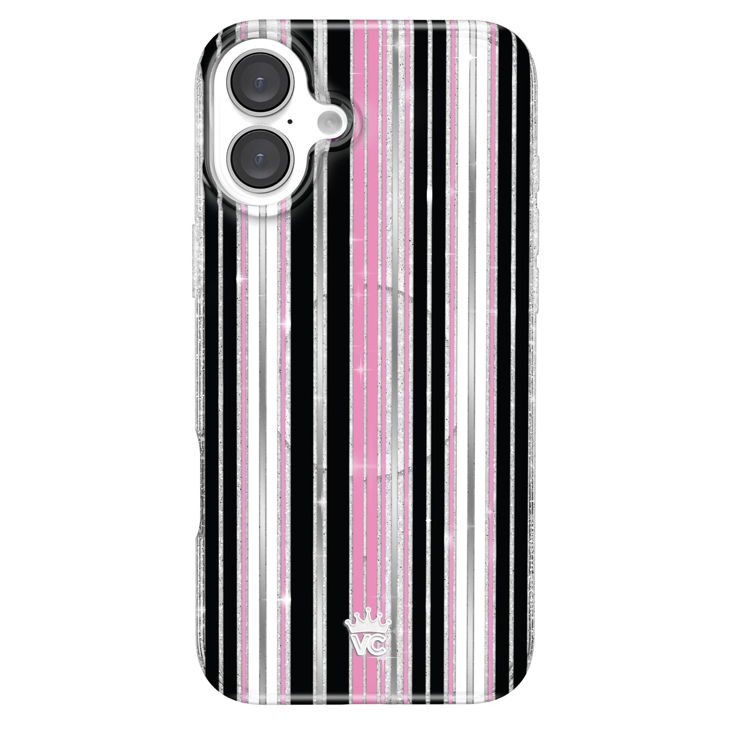 VELVET CAVIAR Christmas Phone Case for iPhone 16 - Compatible with MagSafe [10ft Drop Tested] - Holiday Peppermint Glitter Winter Theme