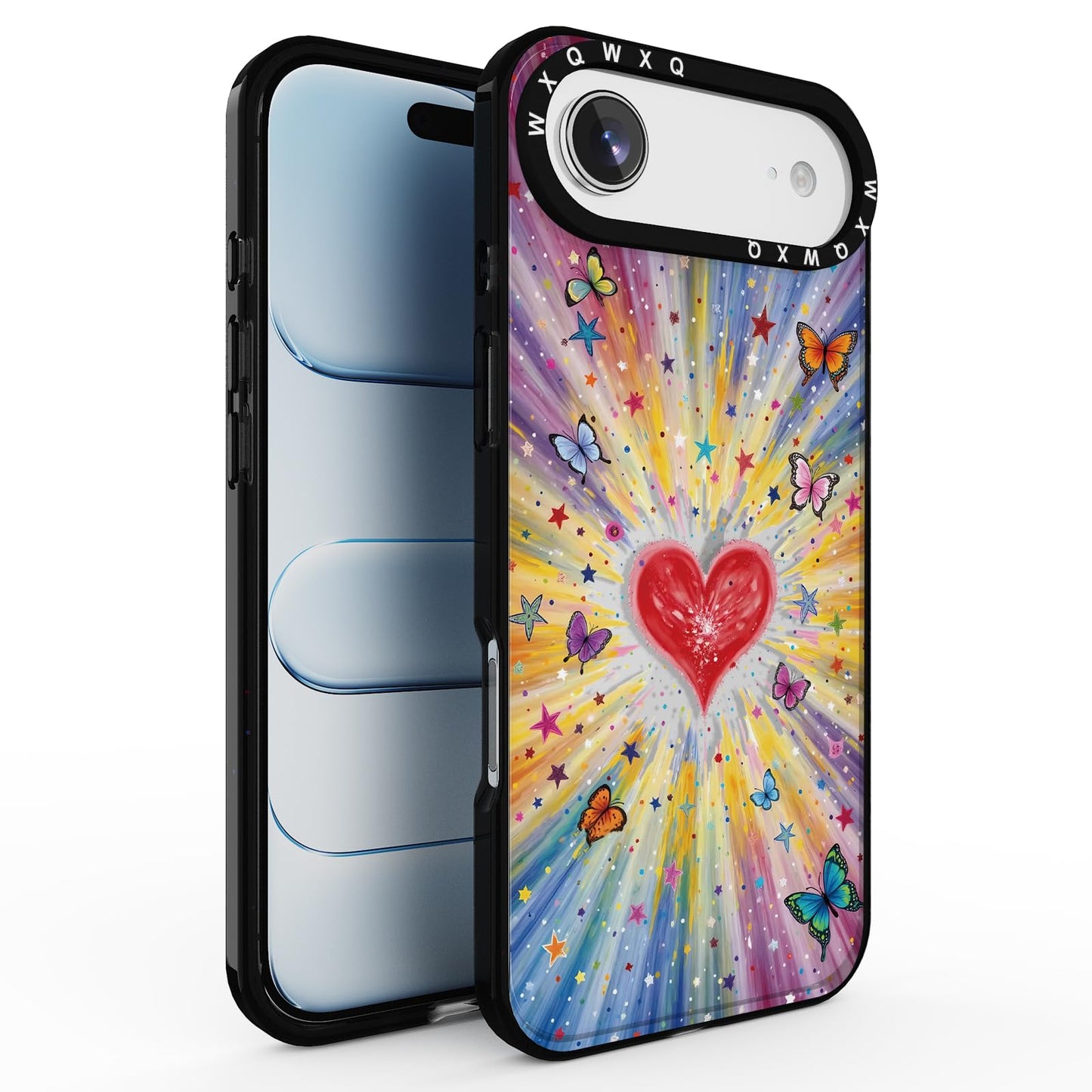 for iPhone 16 pro max Graffiti of Cartoon Animal Clear Phone Case | TPU+PC Premium Painted Anti-Drop Phone Case Superior Shock Absorption Military-Grade Drop Protection cover