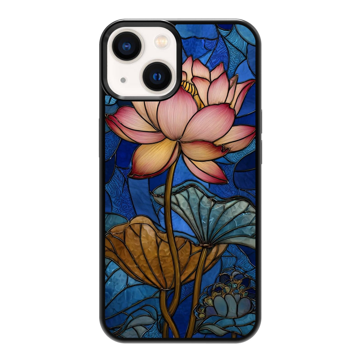 Elegant Forest Green Botanical Leaf and Plant Illustration Phone Case, Shockproof Protective Cover for iPhone 11 12 13 14 15 16 17 Pro Max Plus Mini XR 7 8 SE