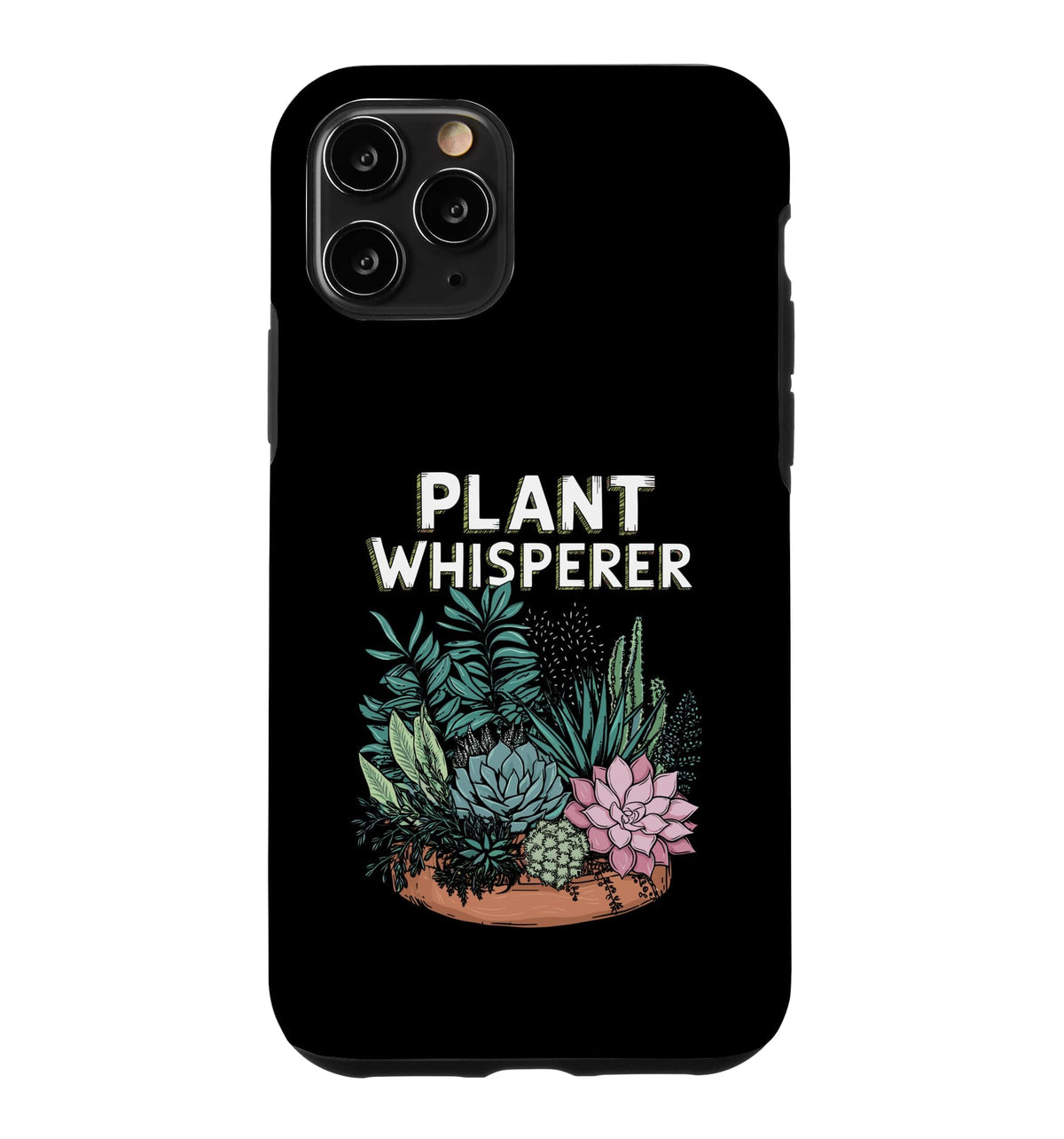 Retro Plant Whisperer Nature Case for iPhone 15