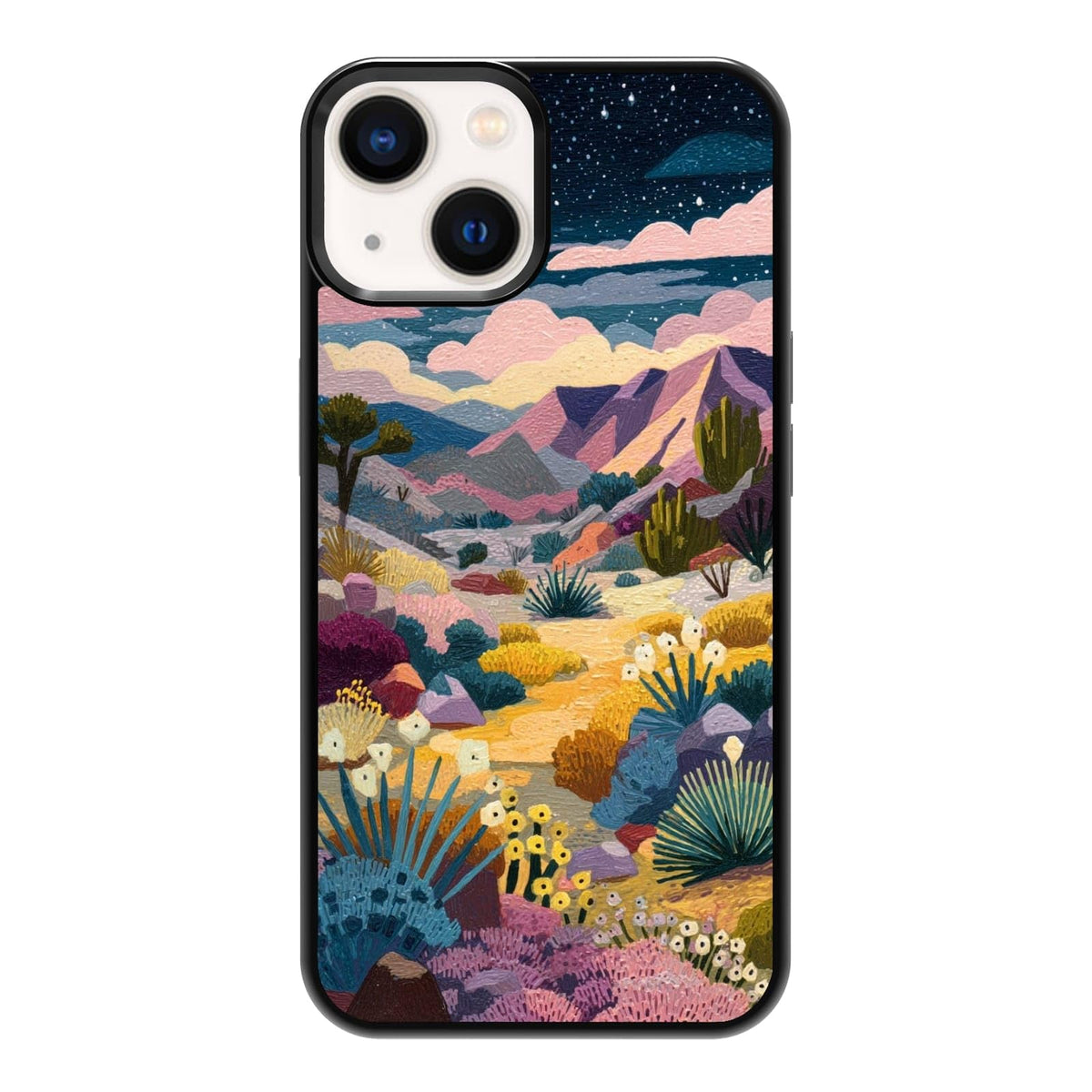 Vibrant Redwood Forest Path Wildflowers Nature Landscape Phone Case, Shockproof Protective Cover for iPhone 11 12 13 14 15 16 17 Pro Max Plus Mini XR 7 8 SE