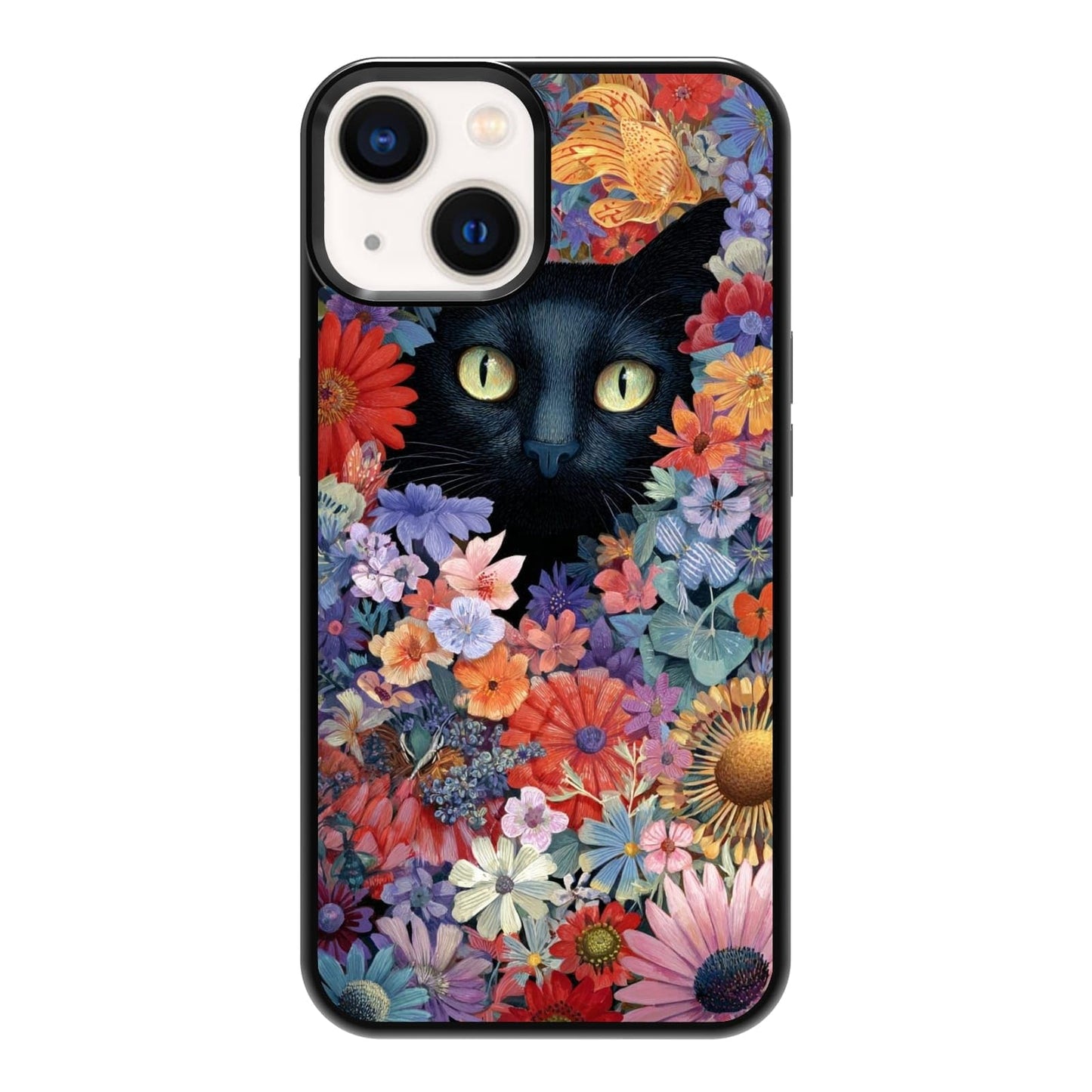 Four Seasons Tree of Life Watercolor Nature Phone Case, Shockproof Protective Cover for iPhone 11 12 13 14 15 16 17 Pro Max Plus Mini XR 7 8 SE