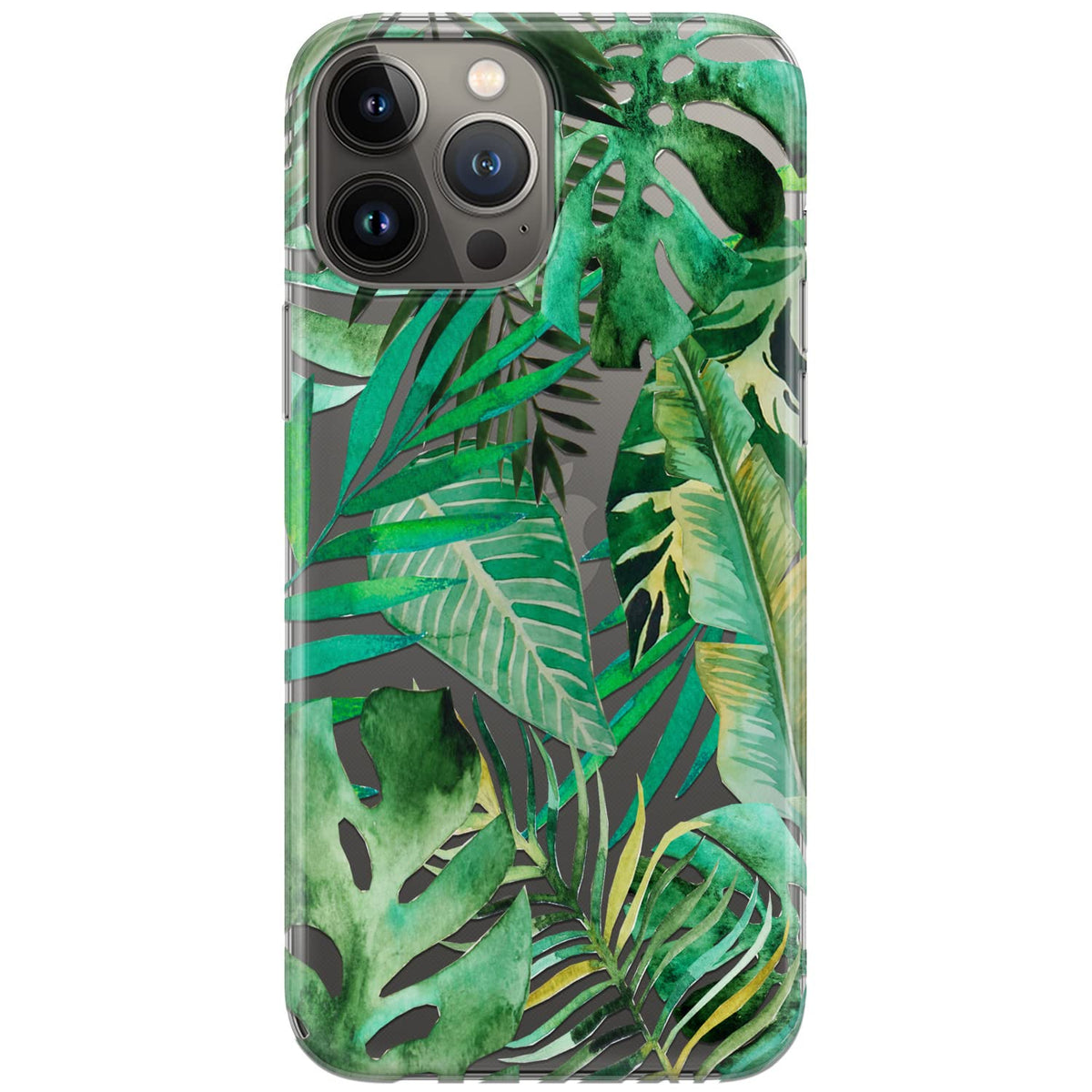 Phone Case Compatible with iPhone 17 Air 16e 15 Pro Max 14 Plus 13 12 Mini SE 11 Lightweight Olive Leaves Shockproof Plants Flexible Botanical Fern Green Herbs Cell Protective Print Floral