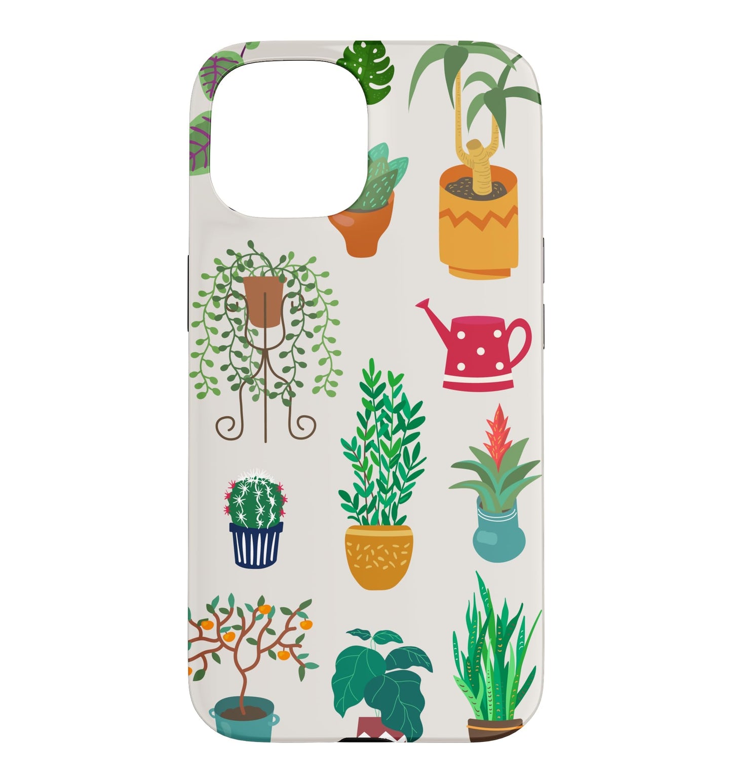 Indoor and Outdoor Plant Illustrations | Boho Nature Art Case for iPhone 16