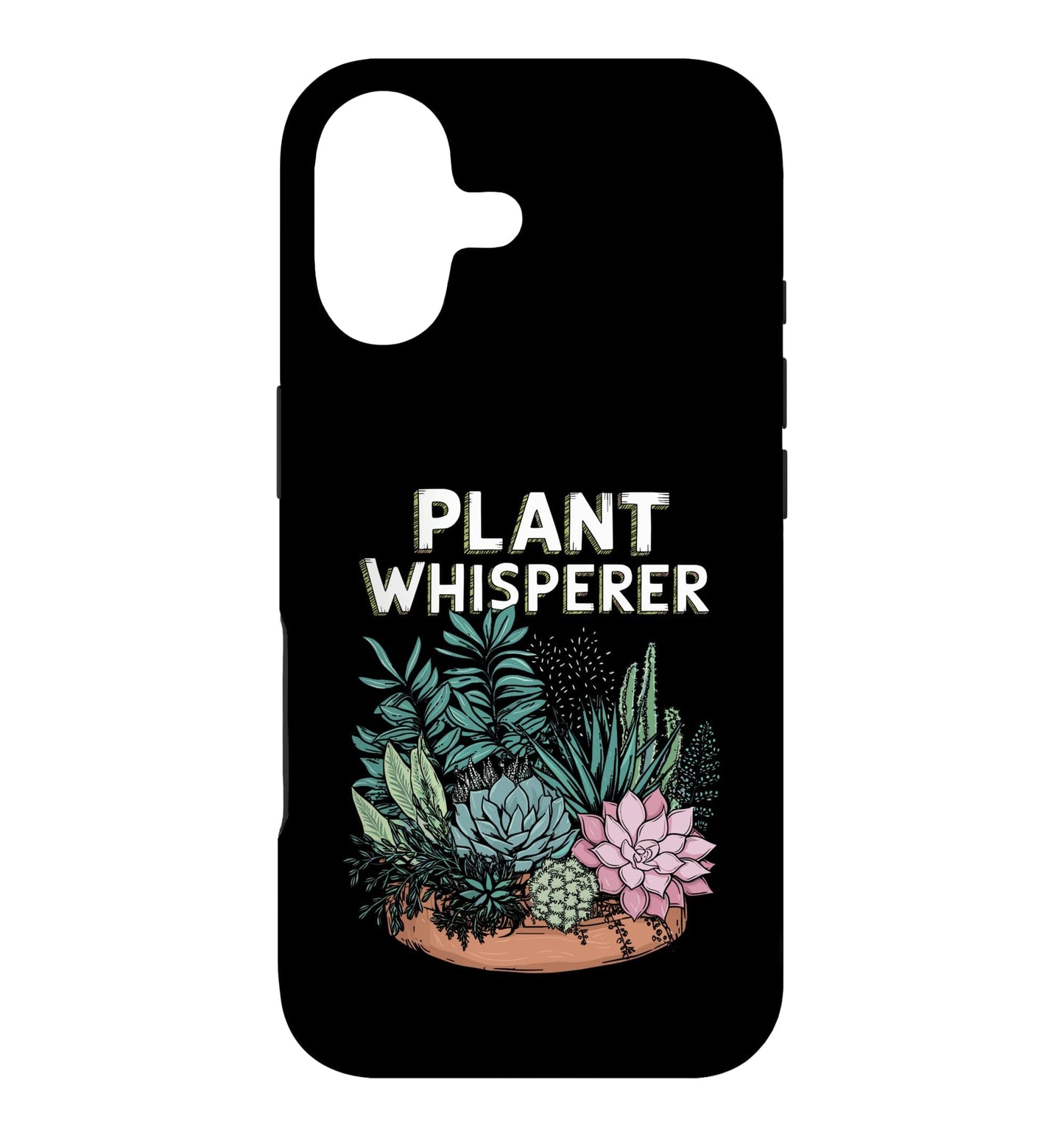Retro Plant Whisperer Nature Case for iPhone 15