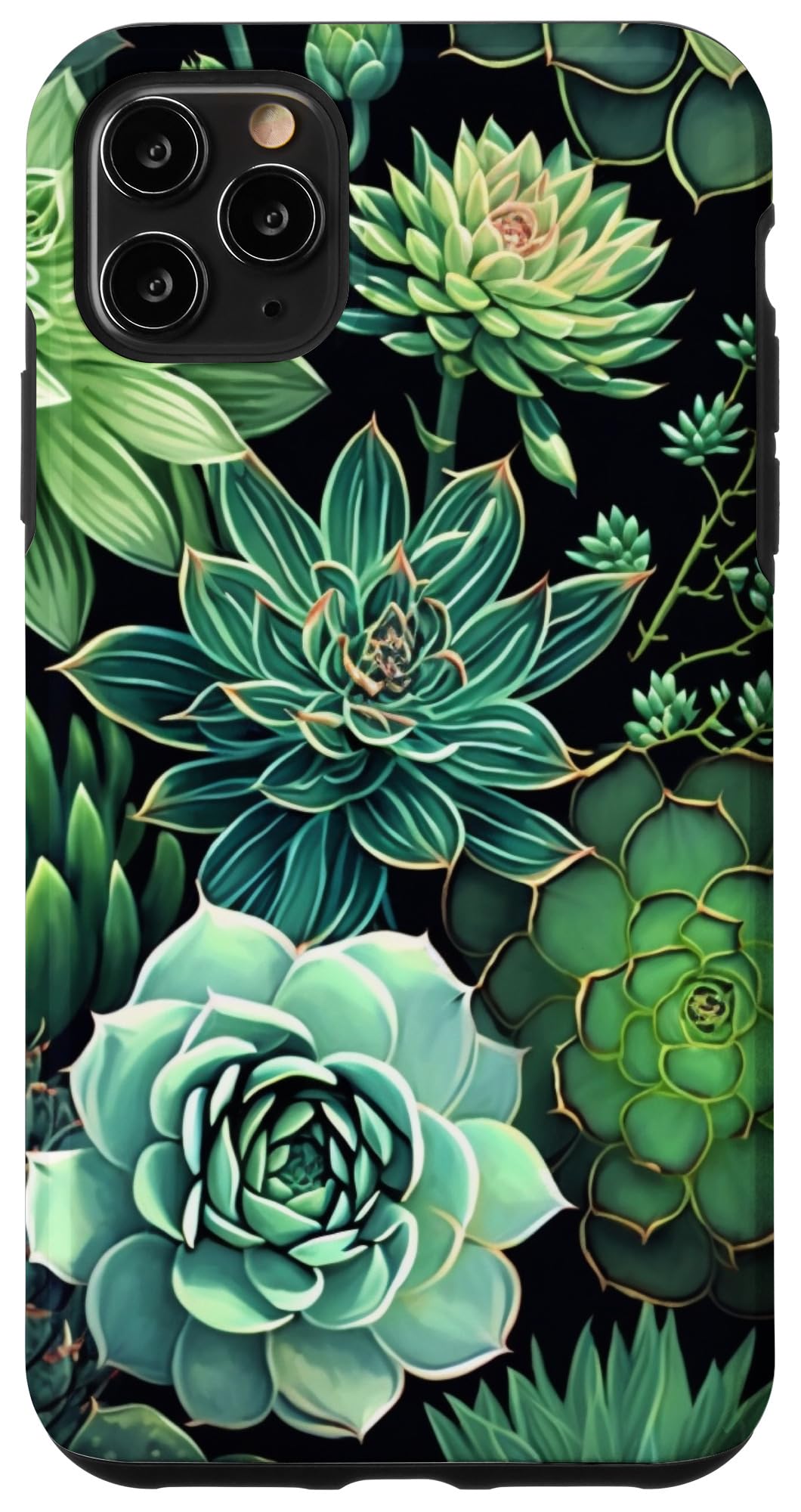Succulent Plant Botanical Green Floral Pattern Flower Cactus Case for iPhone Air