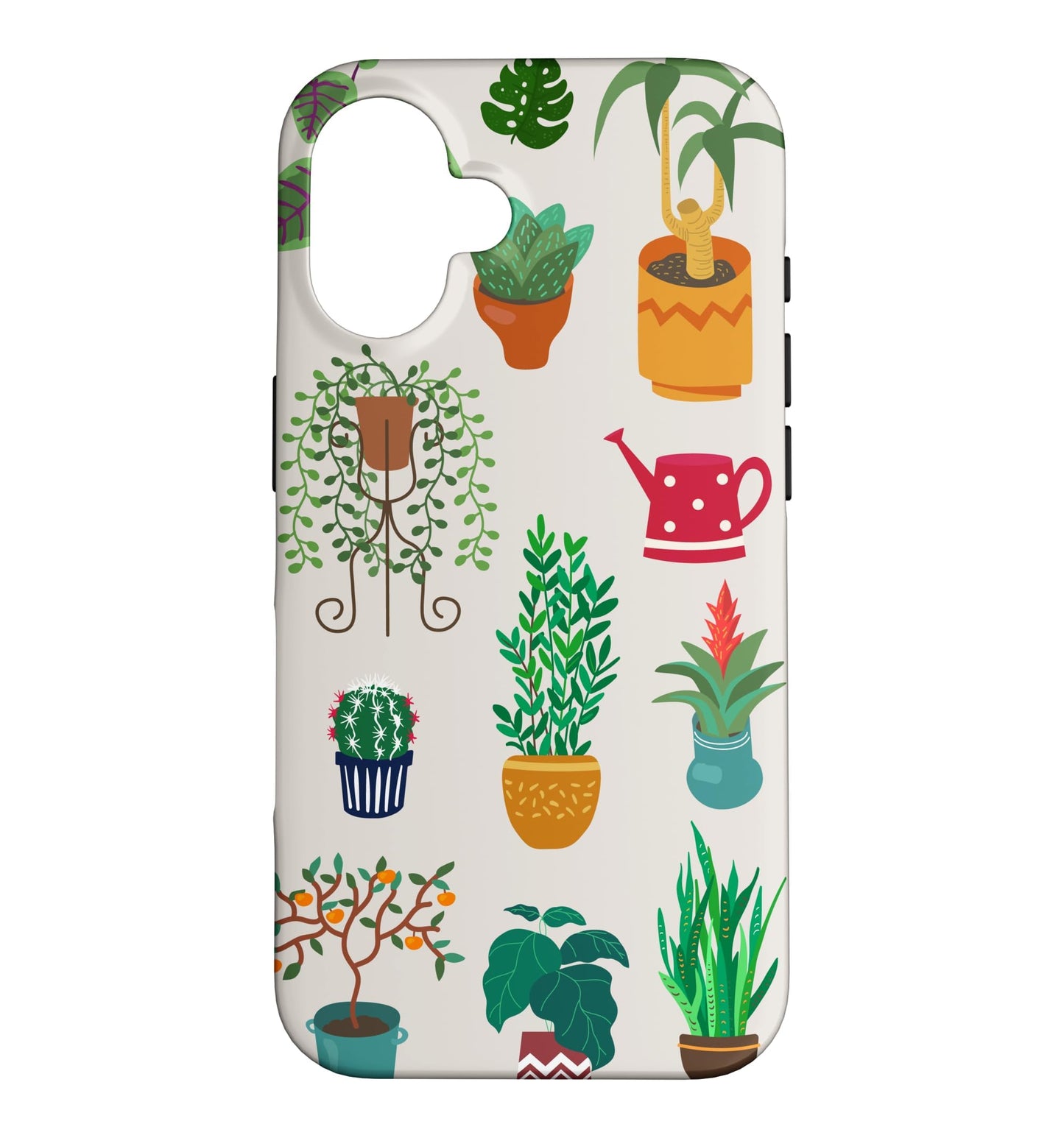 Indoor and Outdoor Plant Illustrations | Boho Nature Art Case for iPhone 16