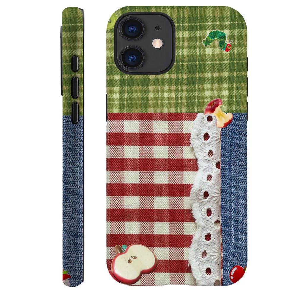 Compatible with iPhone 15 Pro,Durable & Shockproof Phone Case Cover Design - Christmas Retro Doodle