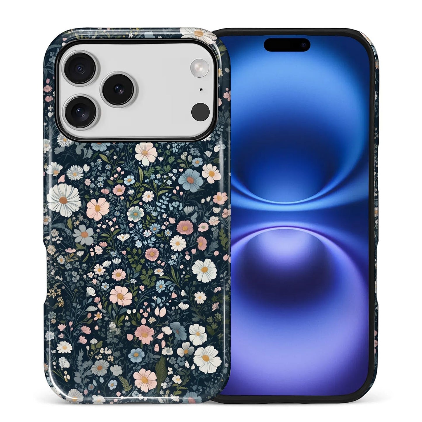 Compatible with iPhone 13 14 Case, Hybrid 2-Layer Case Shockproof Anti-Scratch for Girl Women Boy Men, Plant Collection for iPhone 13 14