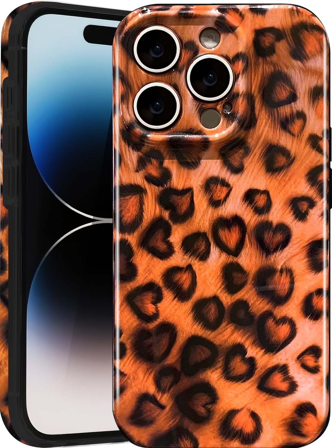 Compatible with iPhone 17 Case,with [Soft Slim][Camera Protection] Cute Fishing Cats Shiny Aesthetic Phone Cover Anti-Yellowing Shockproof Protective Cover for Women Girl