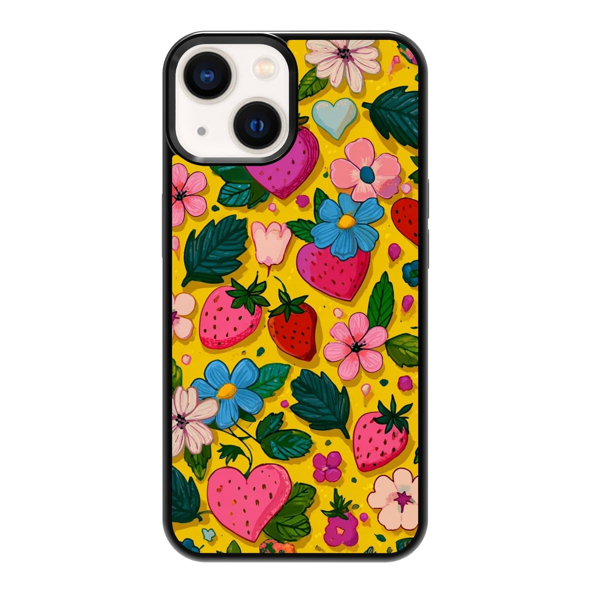 Vintage Green Herb Botanical Leaf Sketch Nature Phone Case, Shockproof Protective Cover for iPhone 11 12 13 14 15 16 17 Pro Max Plus Mini XR 7 8 SE