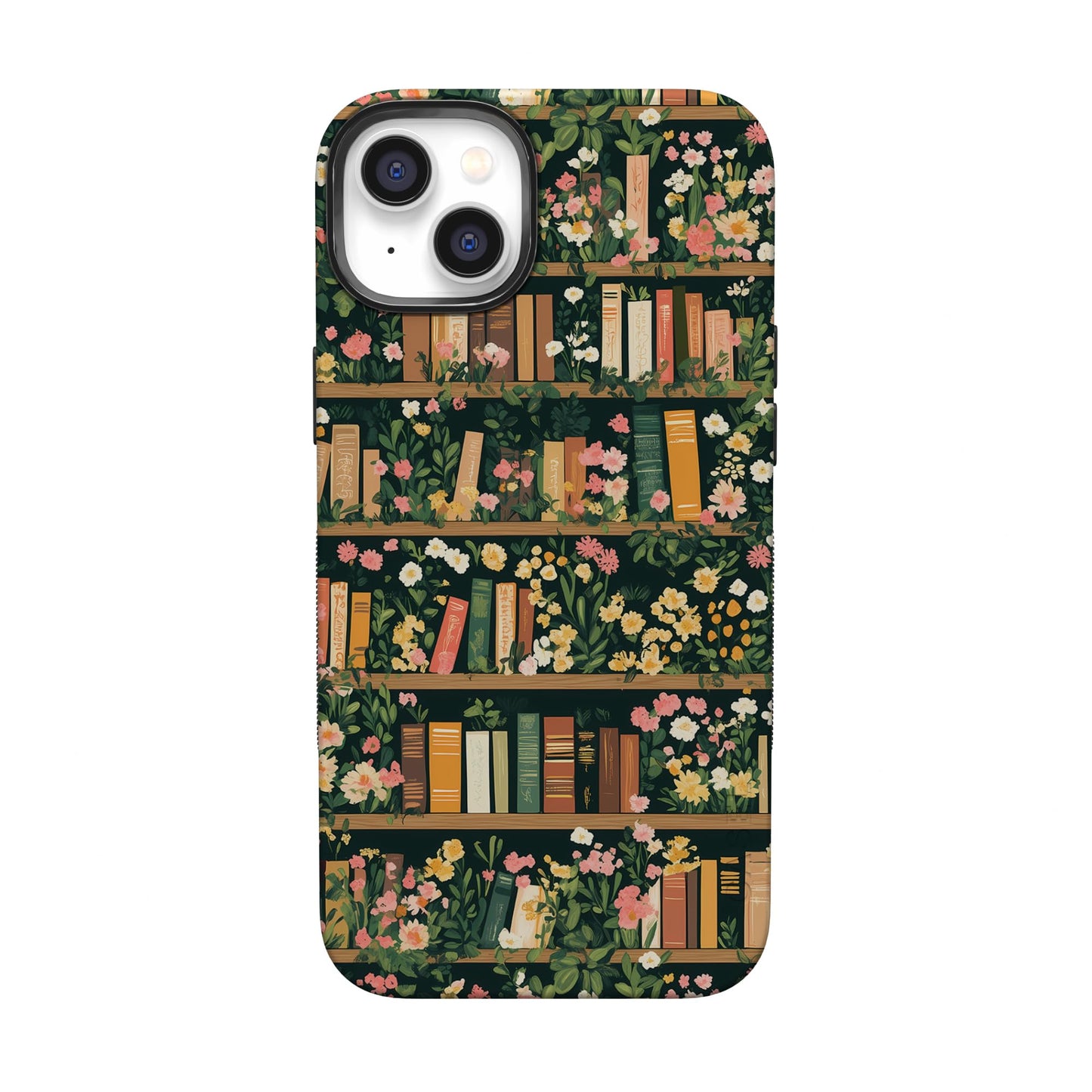 Casely iPhone 14 Case | Hanging Around | Potted Plants Floral | Bold Protective Design | Compatible with MagSafe