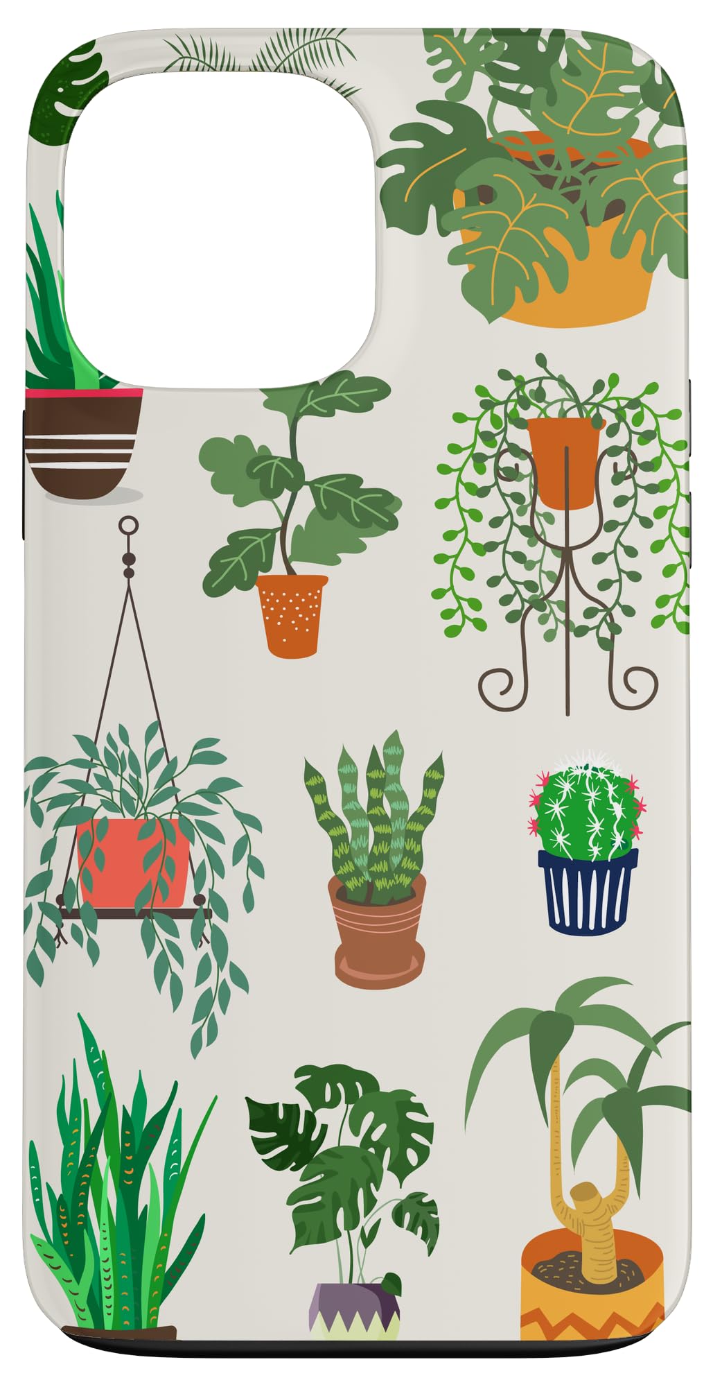 Indoor and Outdoor Plant Illustrations | Boho Nature Art Case for iPhone 14