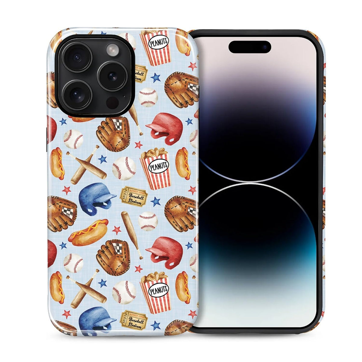 Case for iPhone 15, Shockproof Hybrid Protective Phone Case, Dual-Layer Drop Protection Anti-Scratch, Cozy Cats