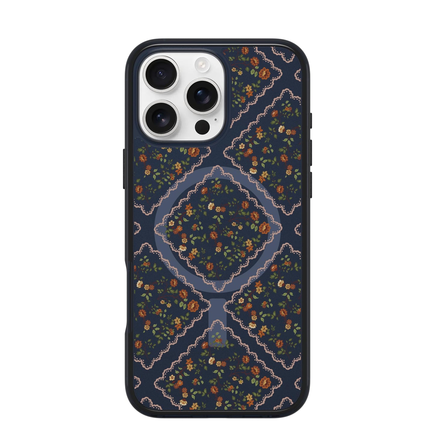 OtterBox iPhone 16 Pro Symmetry Series Clear Case - Pink Leopard Print | Snaps to MagSafe, Ultra-Sleek, Raised Edges Protect Camera & Screen, Ultra-Thin, Sleek iPhone Case