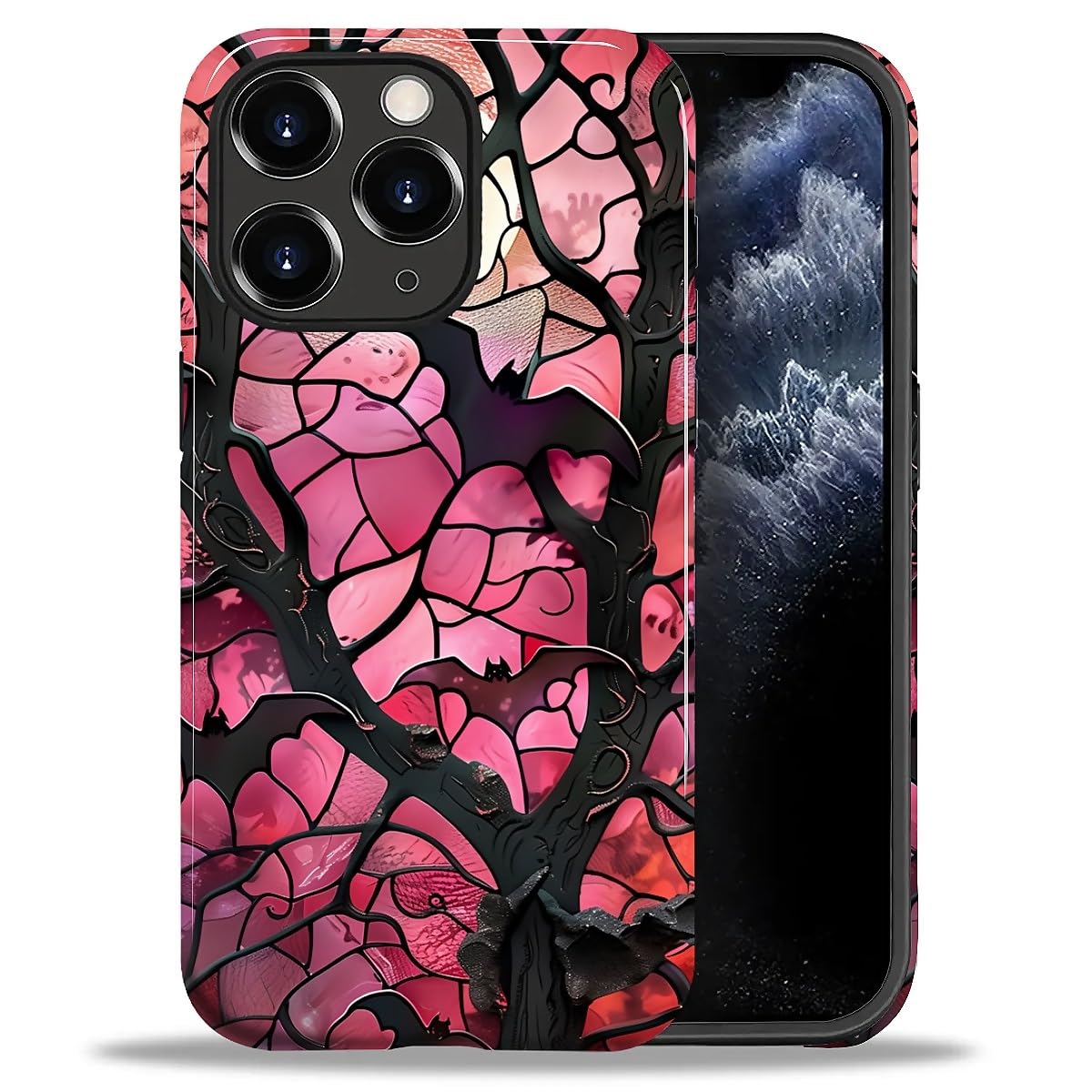 CARLOCA Case for iPhone 16 Pro,Vintage Cat Animal Pet Lover Collage Design Hybrid Dual Protection Soft TPU + Hard PC, Shockproof & Anti-Scratch Cover Men Women Stylish Protective Phone Case