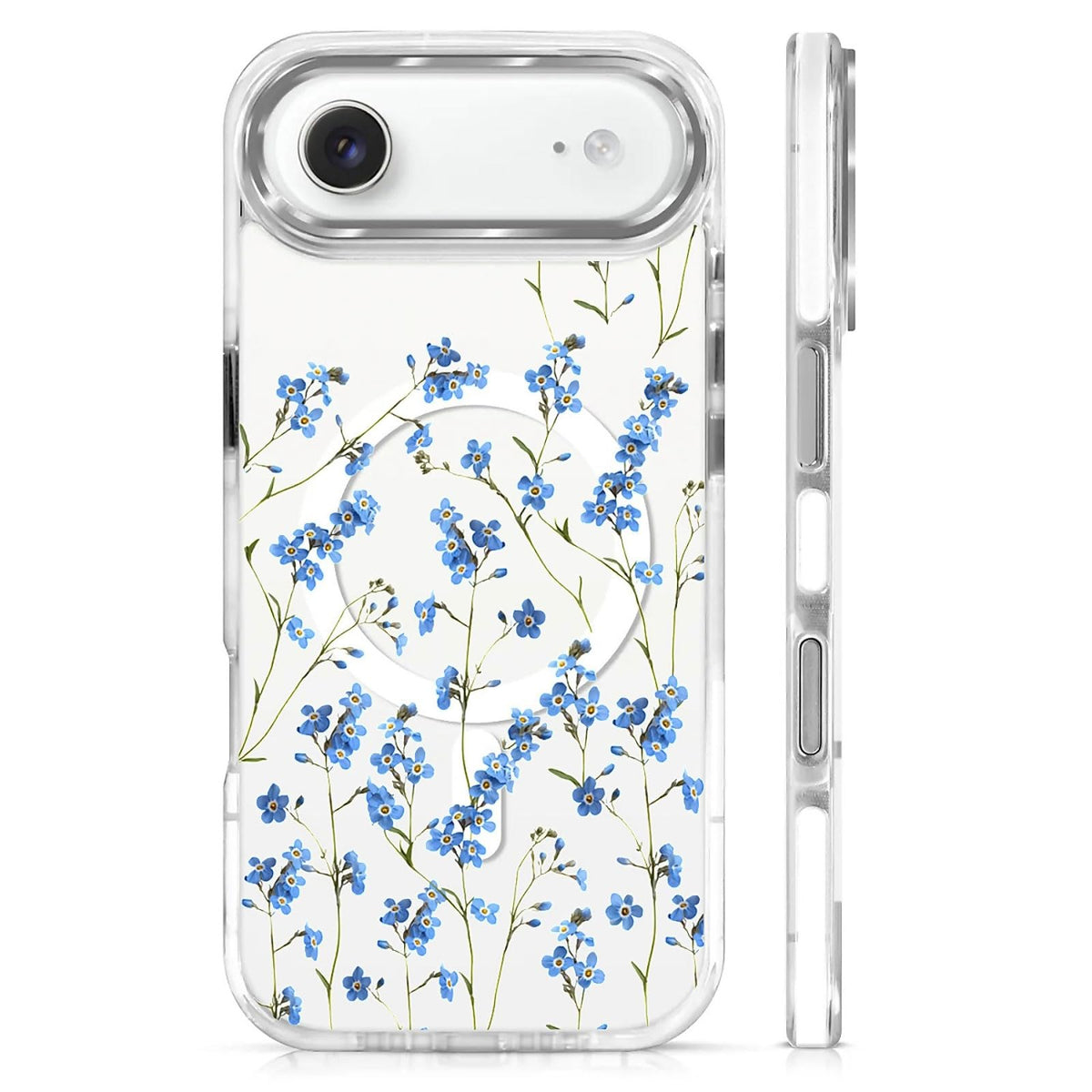 for iPhone 15 Case,Compatible with MagSafe,The Transparent TPU Silicone Protects The Phone Case from Drops, Slips and Fingerprints.Blue Ocean Whale Shark Octopus Turtle Collage
