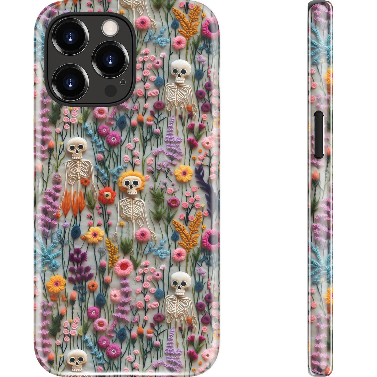 Goodon for iPhone 15 Pro Max Case, Cute Preppy Floral, MagSafe Compatible | Dual-Layer Hard Shell & Silicone, Wireless Charging, Slim Fit Phone Cover with Wildflower Designs for Women Girls