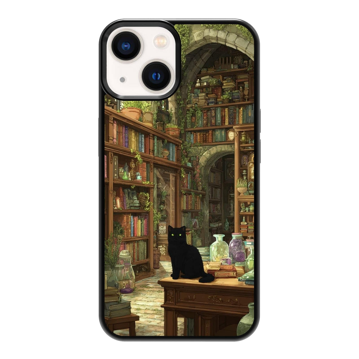 Four Seasons Tree of Life Watercolor Nature Phone Case, Shockproof Protective Cover for iPhone 11 12 13 14 15 16 17 Pro Max Plus Mini XR 7 8 SE