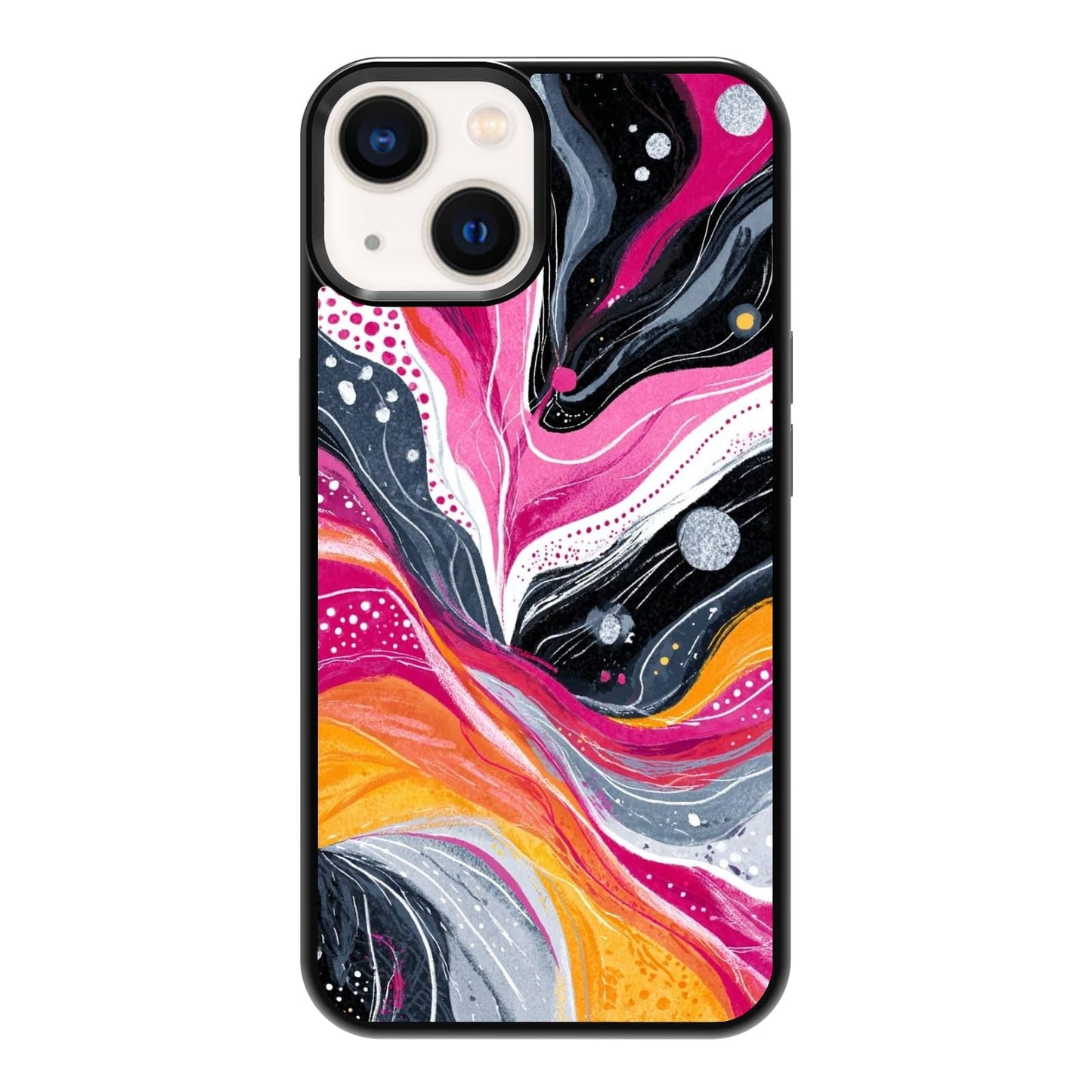 Four Seasons Tree of Life Watercolor Nature Phone Case, Shockproof Protective Cover for iPhone 11 12 13 14 15 16 17 Pro Max Plus Mini XR 7 8 SE