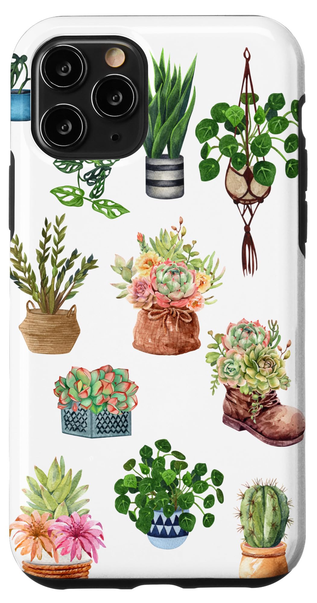 iPhone 14 Boho Indoor and Outdoor Plant Lover Succulent Cactus Nature Case