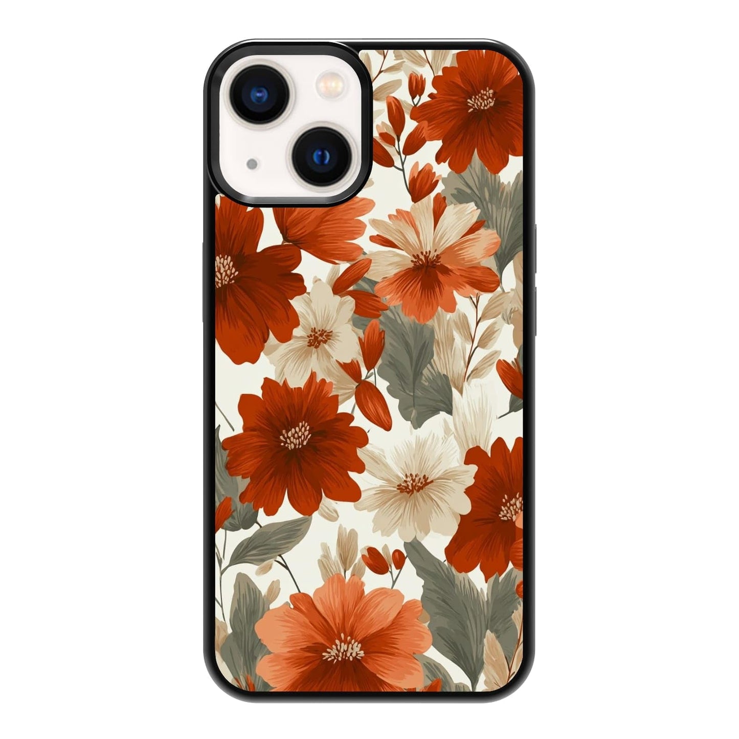 Vintage Black and White Botanical Cactus Agave Desert Nature Phone Case, Shockproof Protective Cover for iPhone 11 12 13 14 15 16 17 Pro Max Plus Mini XR 7 8 SE