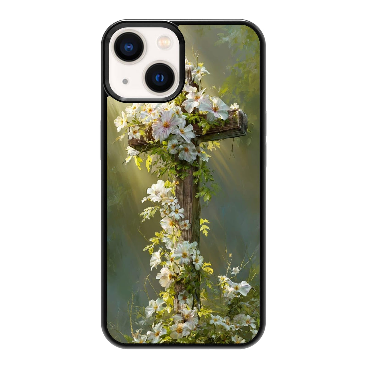 Four Seasons Tree of Life Watercolor Nature Phone Case, Shockproof Protective Cover for iPhone 11 12 13 14 15 16 17 Pro Max Plus Mini XR 7 8 SE