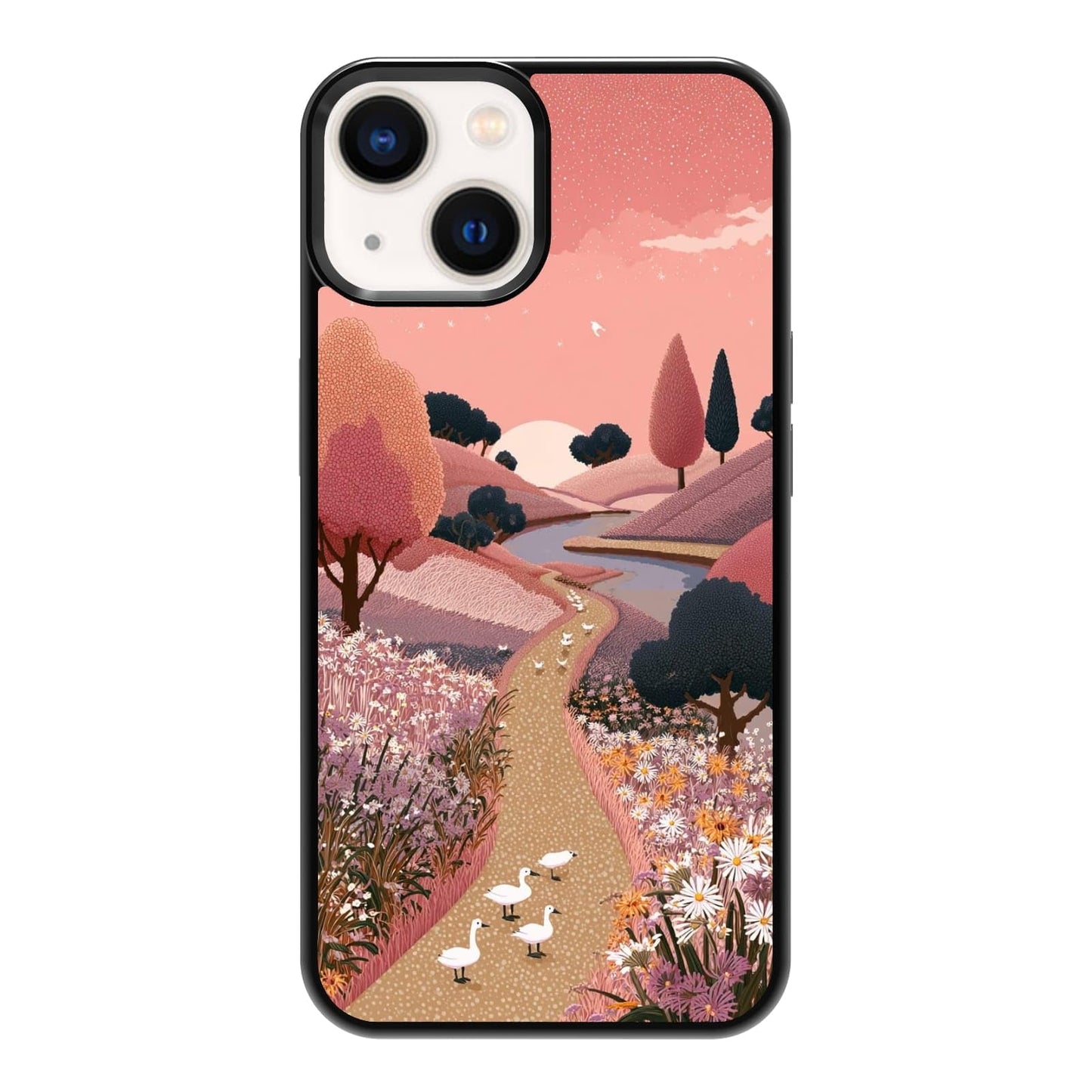 Vintage Black and White Botanical Cactus Agave Desert Nature Phone Case, Shockproof Protective Cover for iPhone 11 12 13 14 15 16 17 Pro Max Plus Mini XR 7 8 SE
