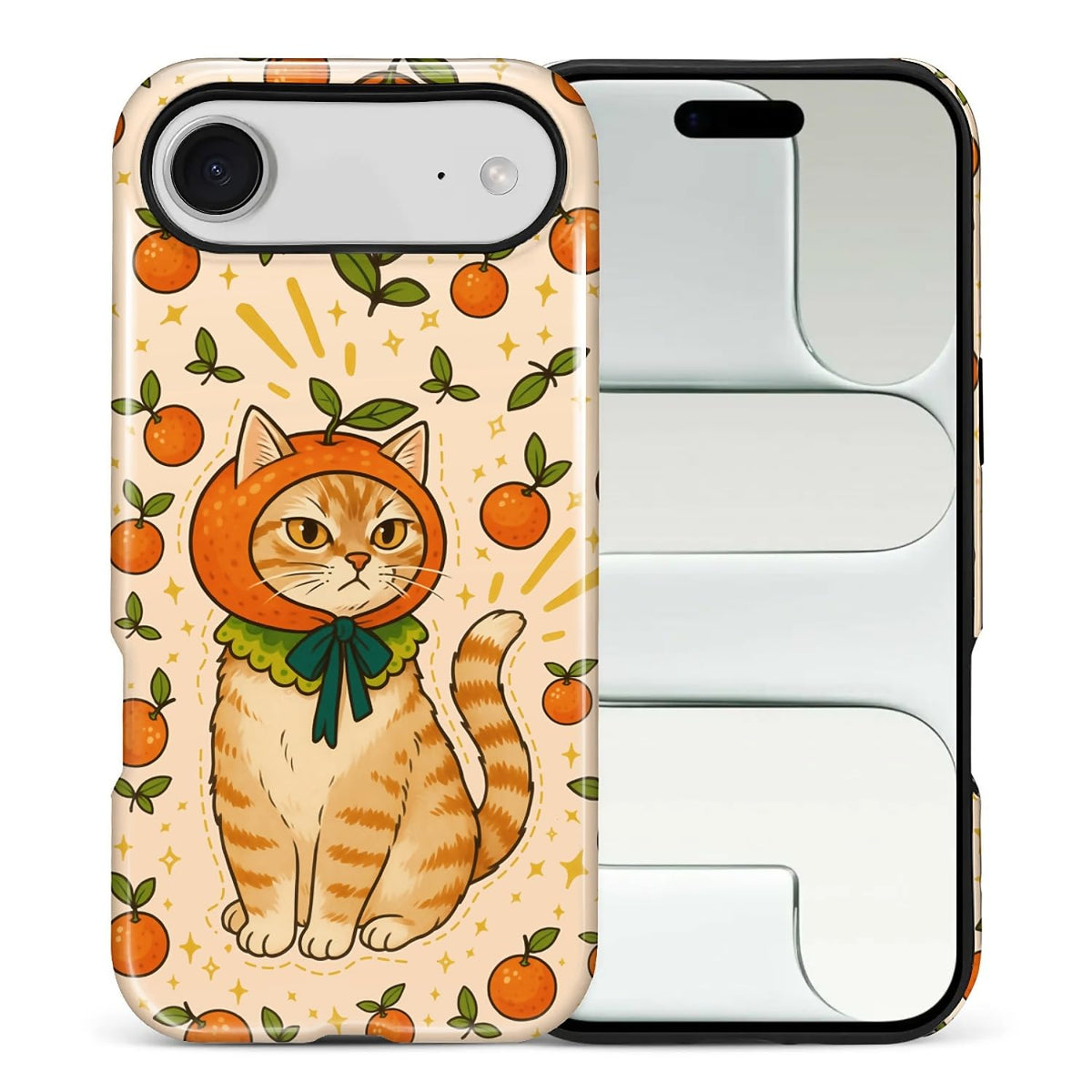Case for iPhone 15, Shockproof Hybrid Protective Phone Case, Dual-Layer Drop Protection Anti-Scratch, Cozy Cats