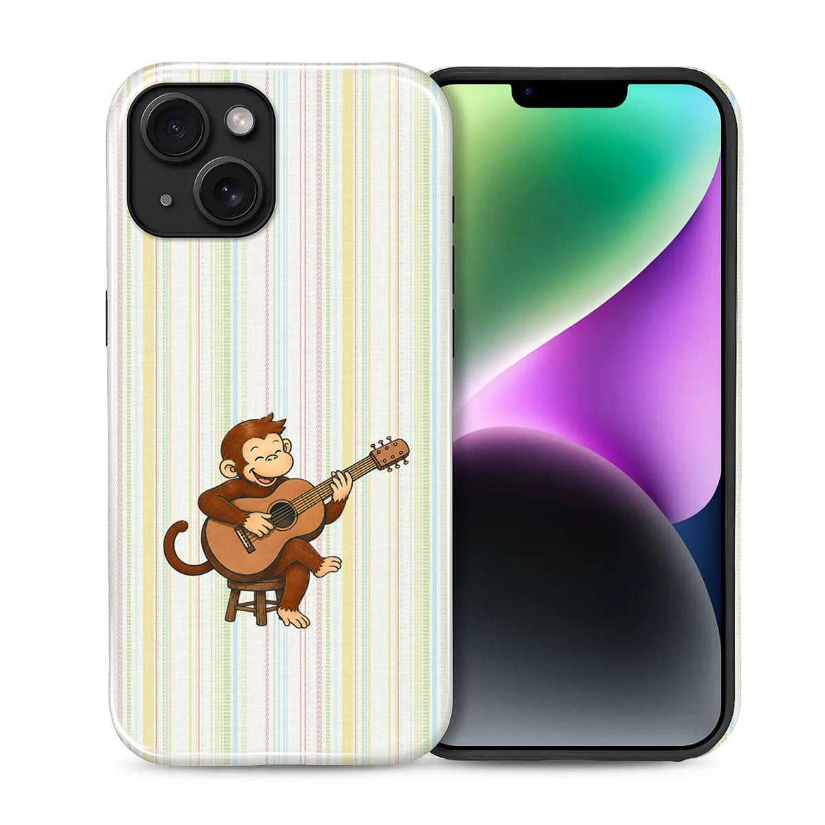 for iPhone 17 Case,Hybrid 2-Layer Hard Shell + Silicone Protective Case -Resistant Shockproof- Ally's Dog's Cute College Summer Flower Collage