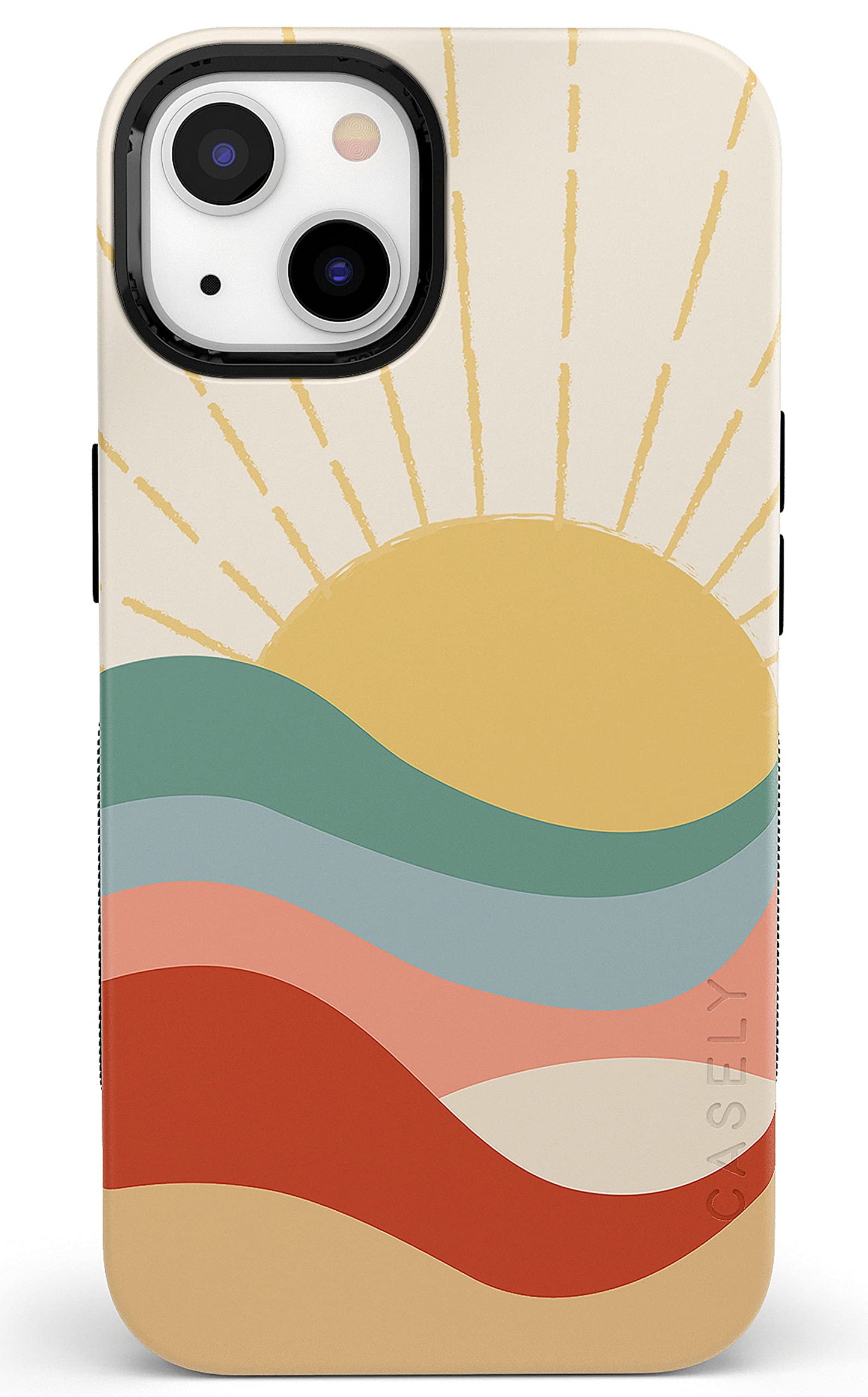 Casely iPhone 15 Case | Hanging Around | Potted Plants Floral | Bold Protective Design | Compatible with MagSafe