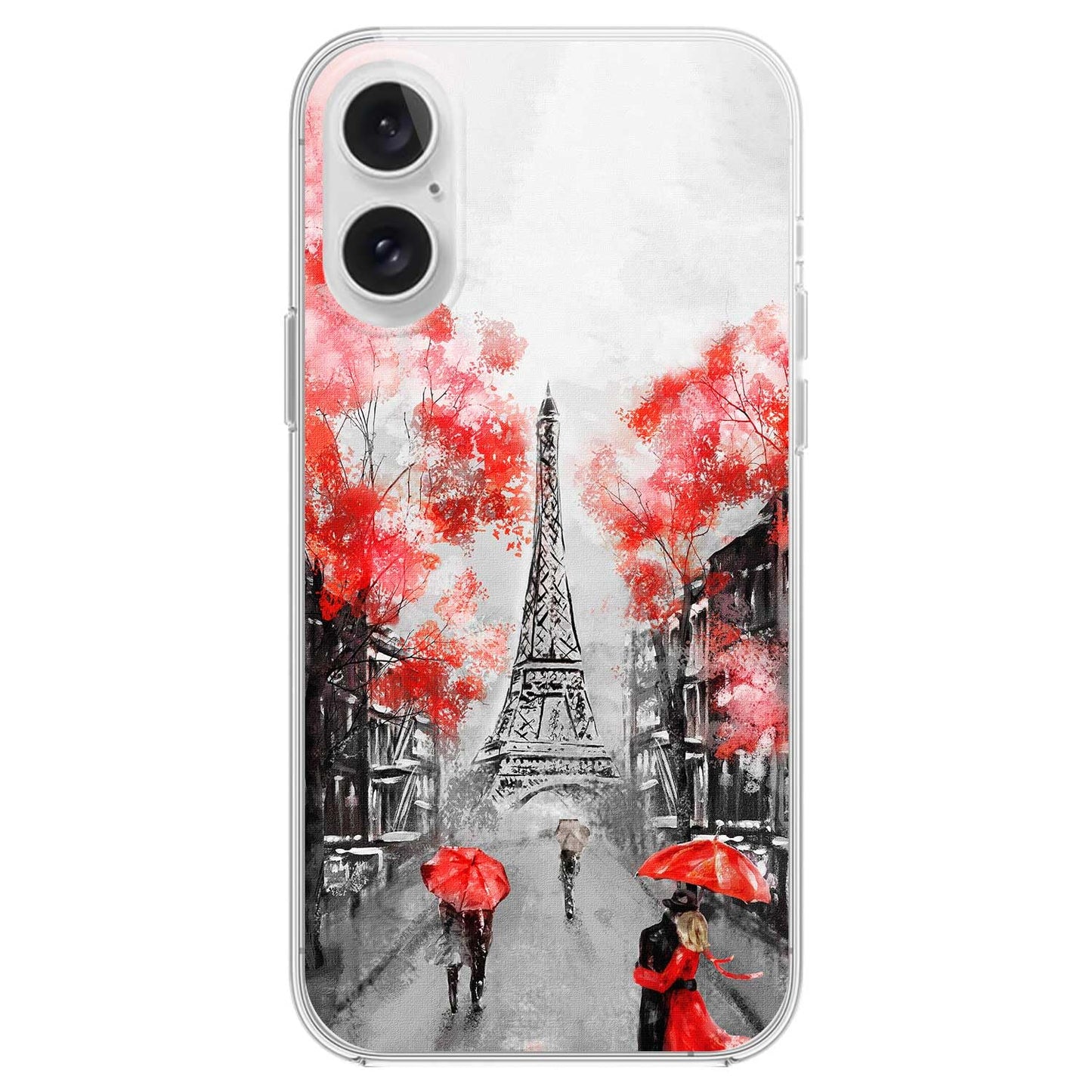 Blingy's for iPhone 16 Case, Fun Christmas Style with Snowflakes Pattern Holiday Plaid Design Soft TPU Protective Case (6.1 inch) (Plaid Snowflakes) Multicolor