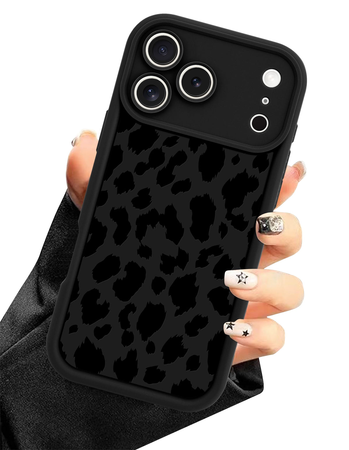 Black Cat Phone Case for iPhone 17 | Cute Animal Aesthetic Design, Soft Silicone, Slim Fit Protection Shockproof Protective Cover for Women Girls
