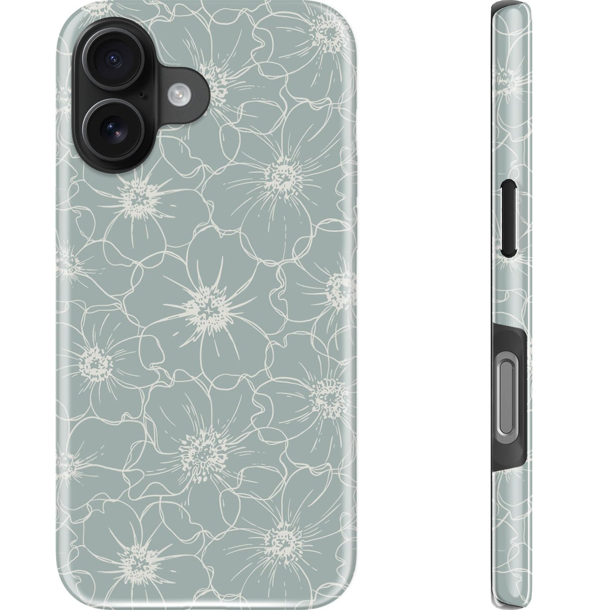Goodon for iPhone 15 Pro Max Case, Cute Preppy Floral, MagSafe Compatible | Dual-Layer Hard Shell & Silicone, Wireless Charging, Slim Fit Phone Cover with Wildflower Designs for Women Girls