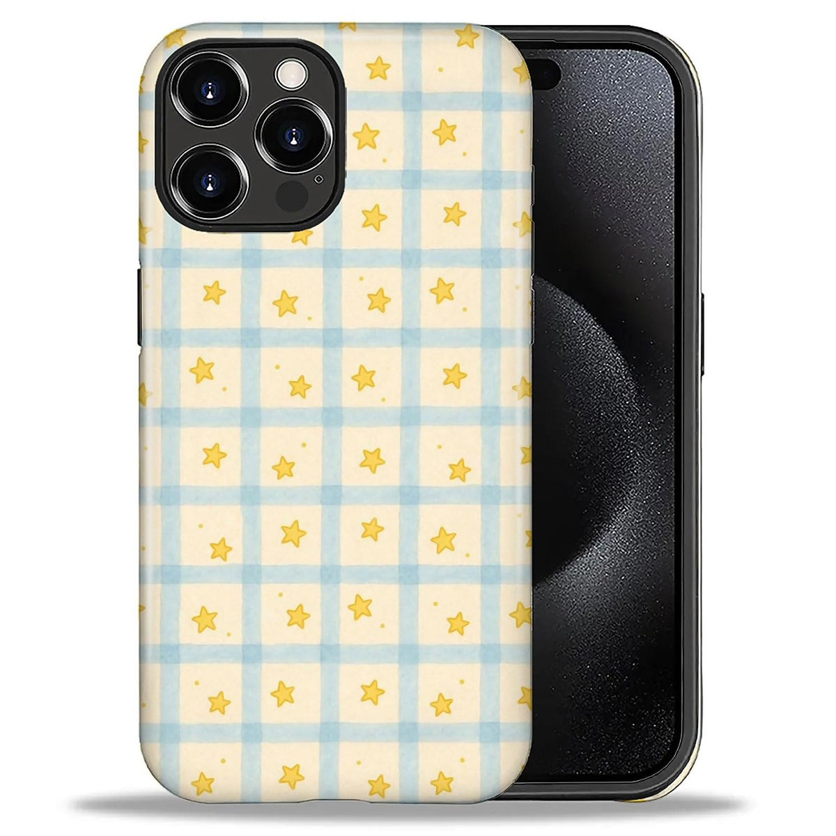 Case Compatible with iPhone 17 Pro,Double Layer Protection, Matte Finish, Anti-Drop and Anti-Fingerprint Armor -Yellow Striped Taco Vacation Sausage Dog Collage