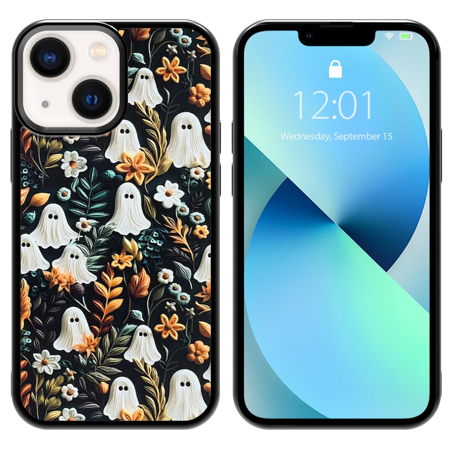 Cute Christmas Tree Bow Phone Case: Kawaii Winter Non-Slip Design Compatible with iPhone 13./14 Case for Women & Girl（14）