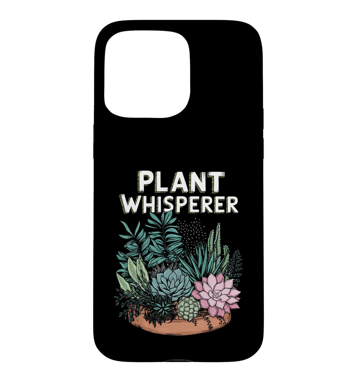 Retro Plant Whisperer Nature Case for iPhone 15