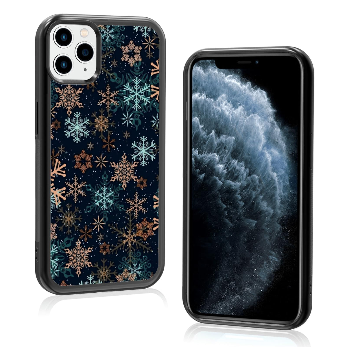Cute Christmas Tree Bow Phone Case: Kawaii Winter Non-Slip Design Compatible with iPhone 13./14 Case for Women & Girl（14）