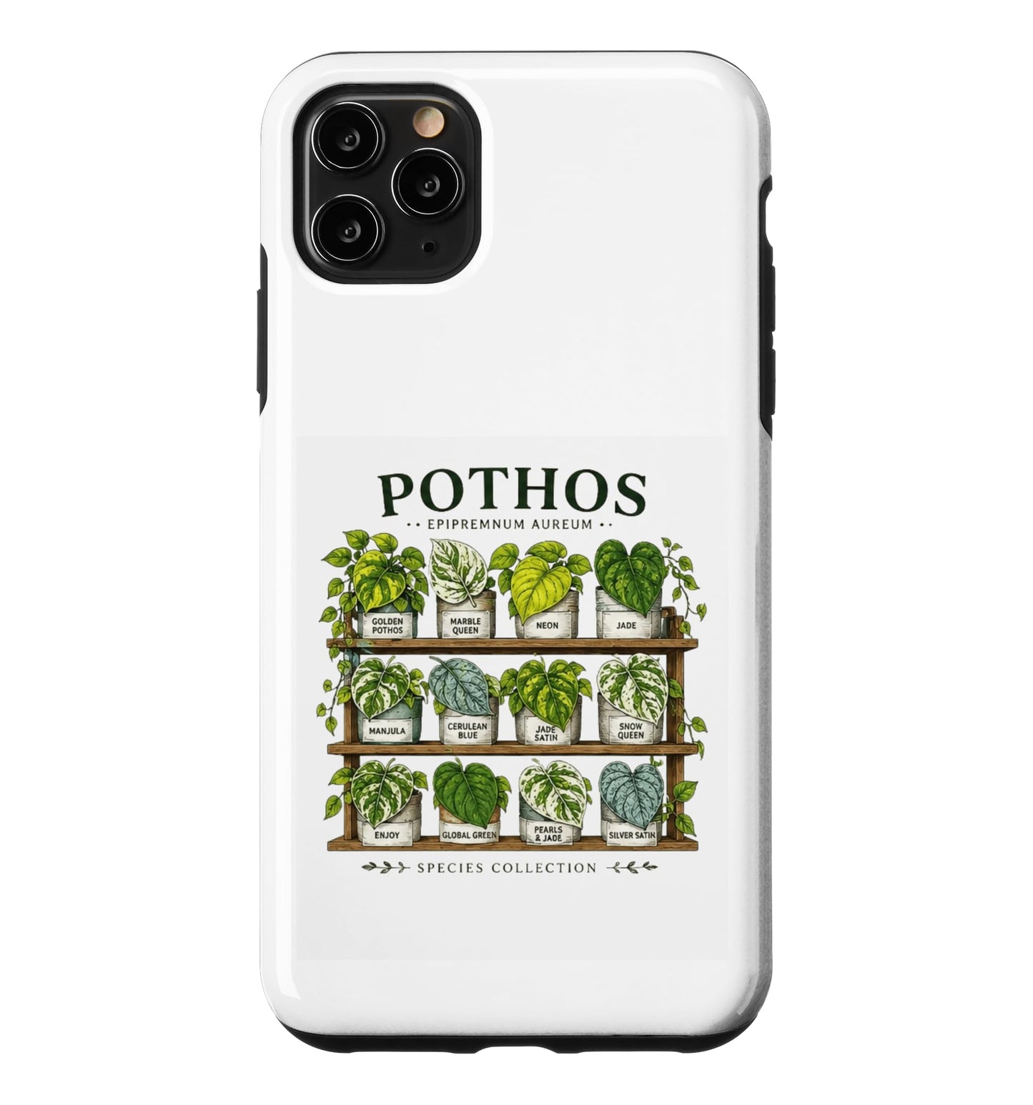Pothos Plant Varieties Botanical Houseplant Design Case for iPhone 16