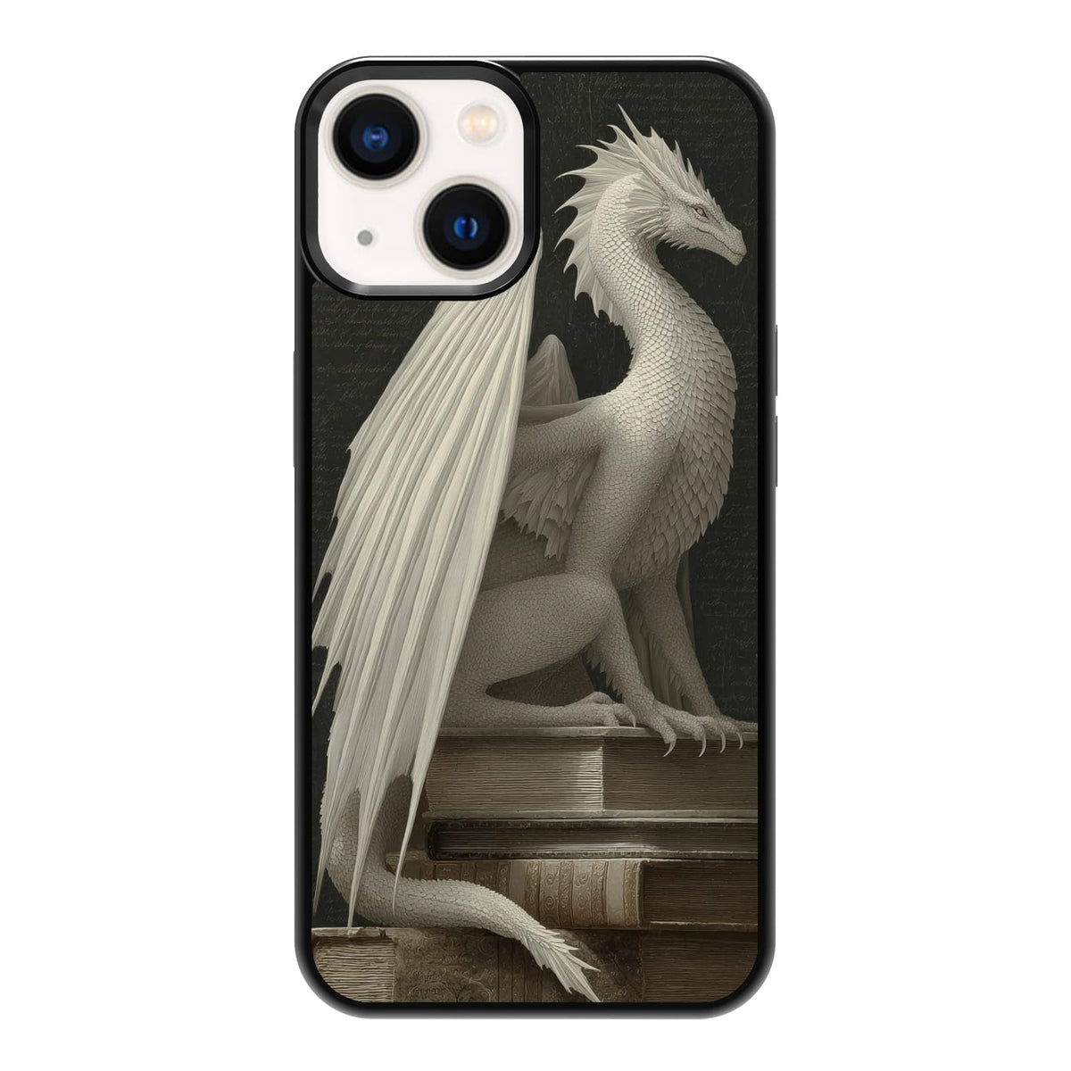 Elegant Forest Green Botanical Leaf and Plant Illustration Phone Case, Shockproof Protective Cover for iPhone 11 12 13 14 15 16 17 Pro Max Plus Mini XR 7 8 SE