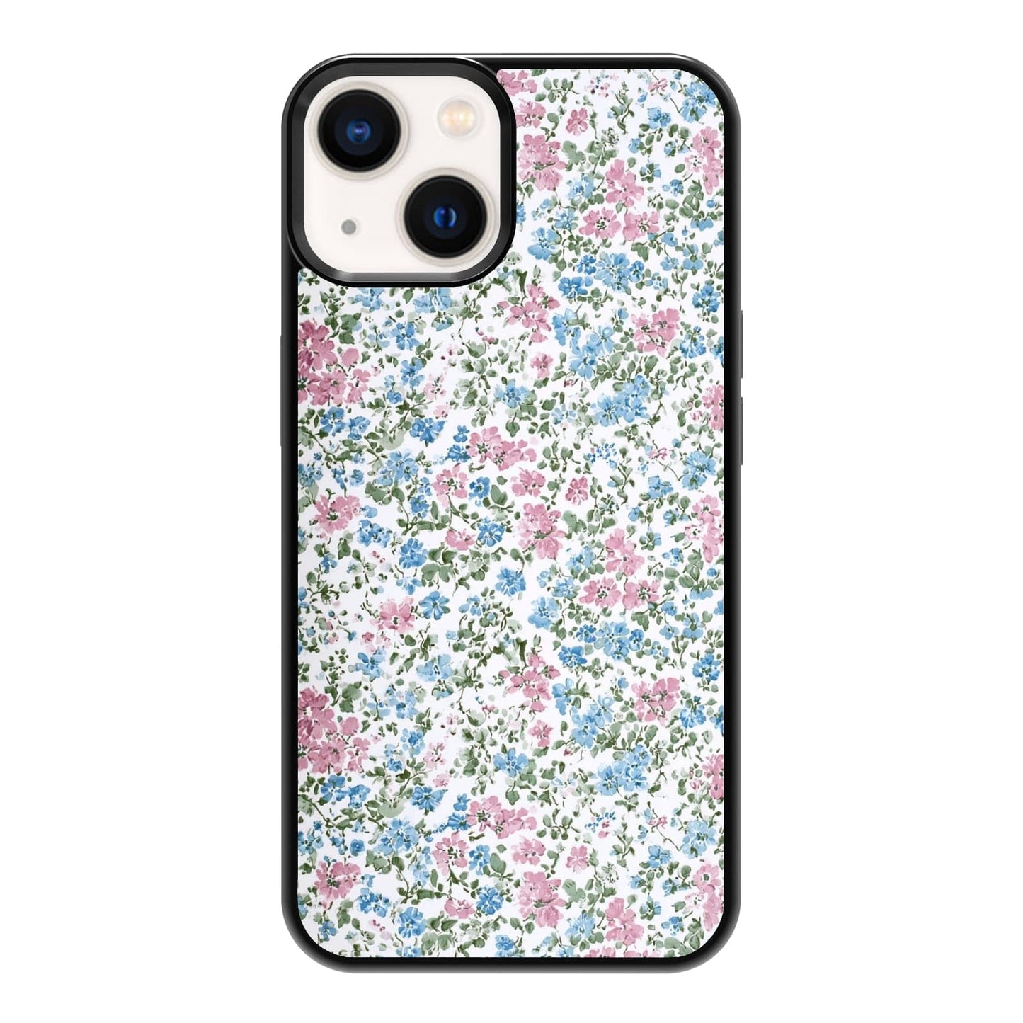 Elegant Forest Green Botanical Leaf and Plant Illustration Phone Case, Shockproof Protective Cover for iPhone 11 12 13 14 15 16 17 Pro Max Plus Mini XR 7 8 SE