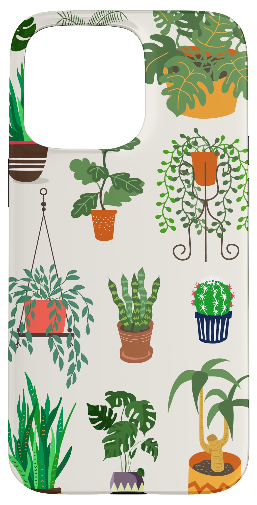 Indoor and Outdoor Plant Illustrations | Boho Nature Art Case for iPhone 14