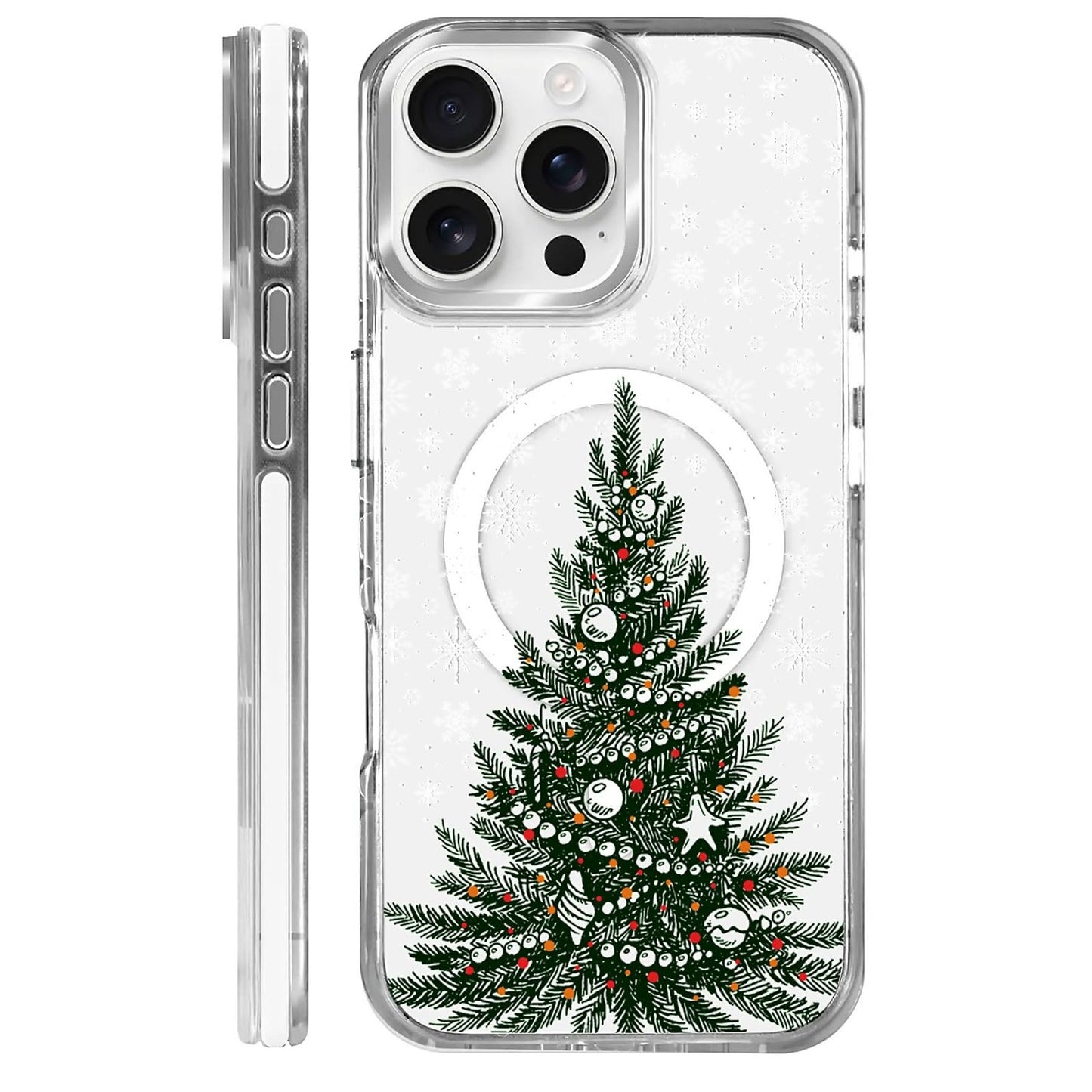 for iPhone 15 Case,Compatible with MagSafe,The Transparent TPU Silicone Protects The Phone Case from Drops, Slips and Fingerprints.Blue Ocean Whale Shark Octopus Turtle Collage