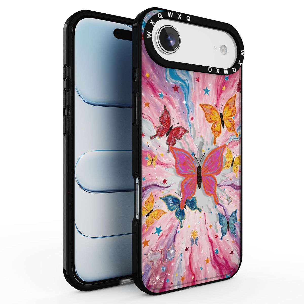 for iPhone 16 pro max Graffiti of Cartoon Animal Clear Phone Case | TPU+PC Premium Painted Anti-Drop Phone Case Superior Shock Absorption Military-Grade Drop Protection cover