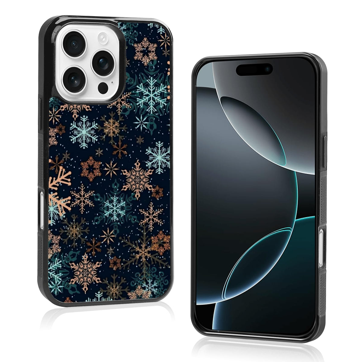 Cute Christmas Tree Bow Phone Case: Kawaii Winter Non-Slip Design Compatible with iPhone 13./14 Case for Women & Girl（14）